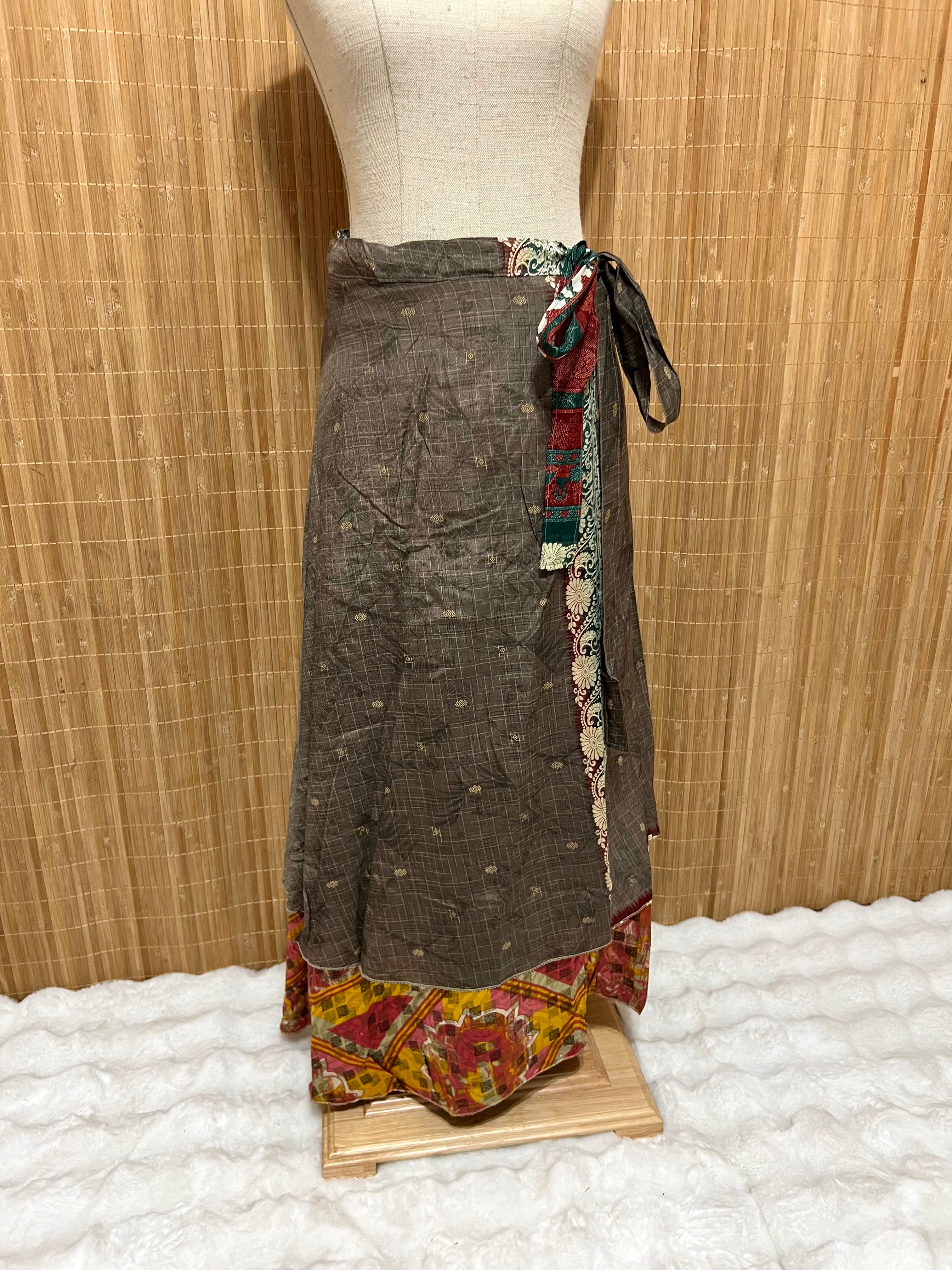 Falda a Capas India Reversible | Estampados diferentes