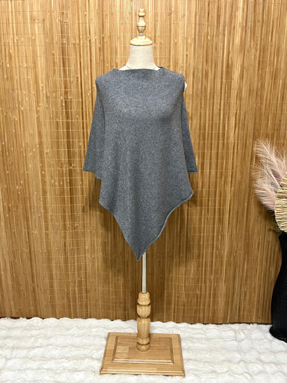 Capa Punto Asimétrica en Pico | Talla Única (XS a XL)