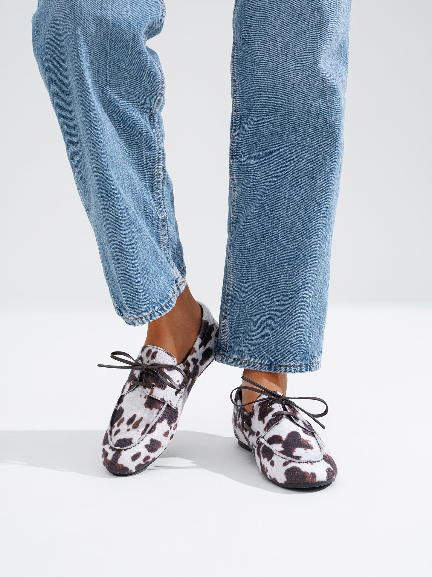 Mocasines Antelina mujer con Cordones – Para uso diario u oficina | Elige tu talla habitual (36 a 41)