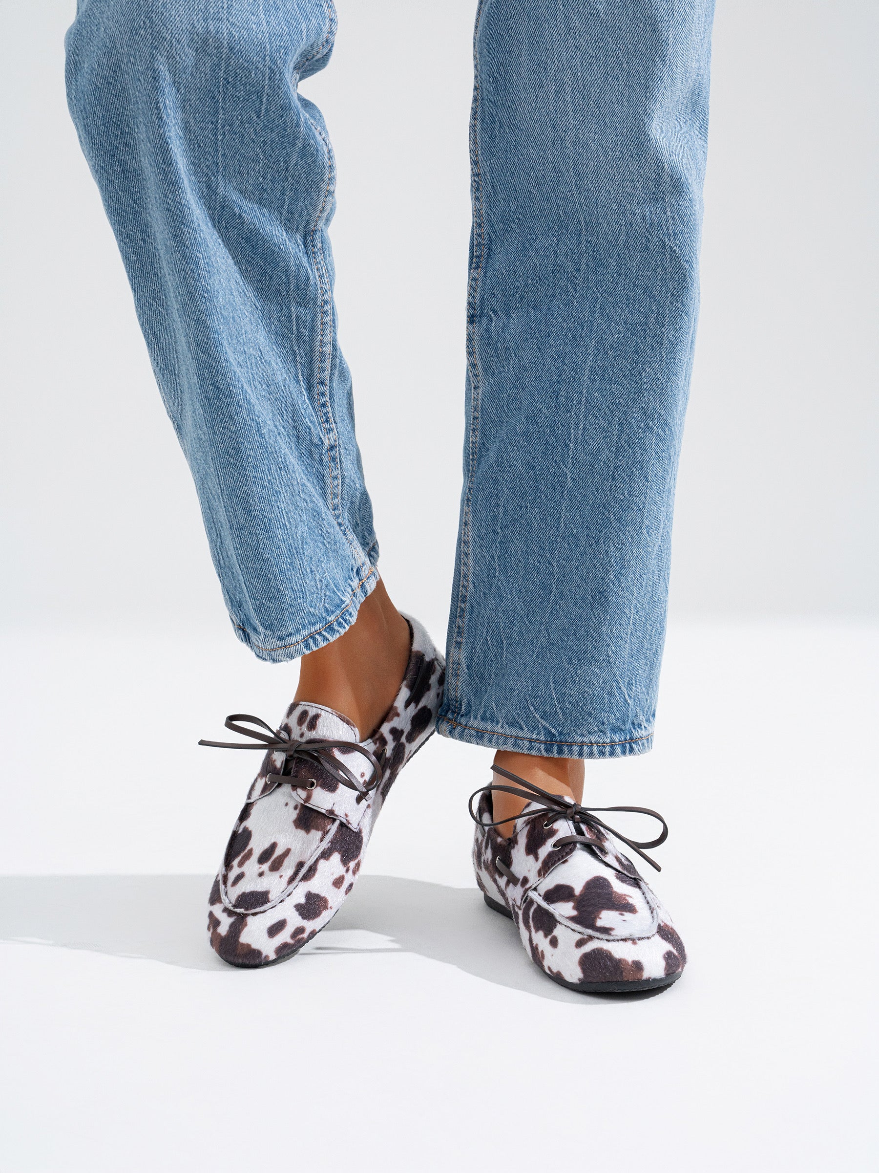 Mocasines Antelina mujer con Cordones – Para uso diario u oficina | Elige tu talla habitual (36 a 41)