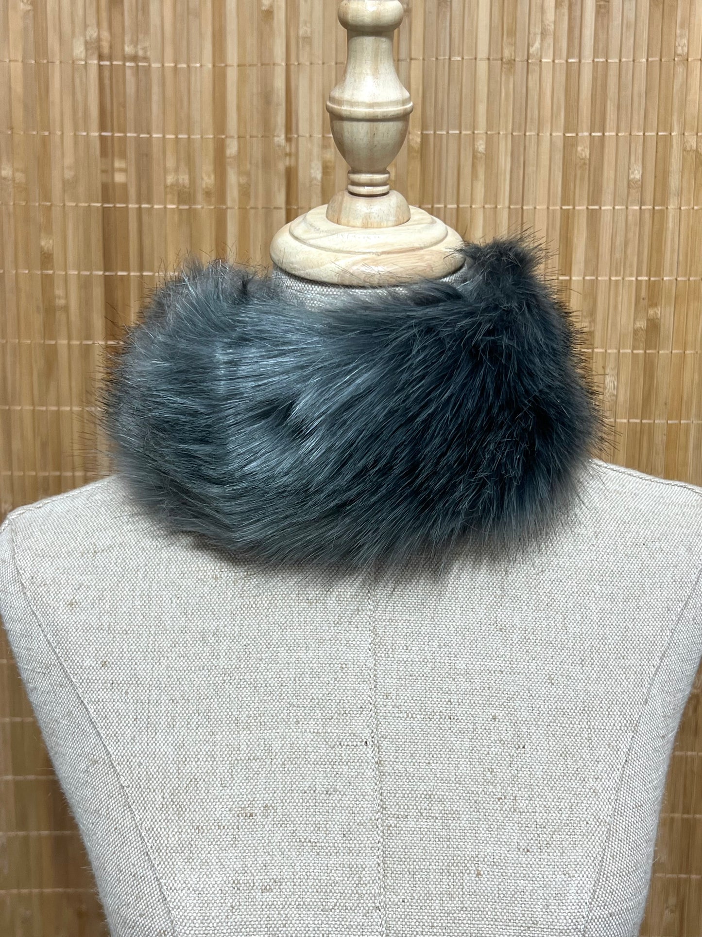 Cuello y puño de pelo efecto natural mujer - Comprar junto o separado