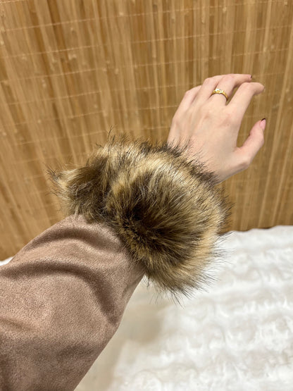 Cuello y puño de pelo efecto natural mujer - Comprar junto o separado