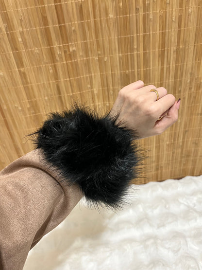 Cuello y puño de pelo efecto natural mujer - Comprar junto o separado