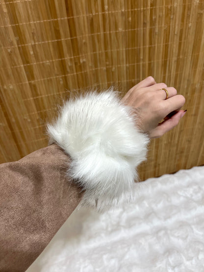 Cuello y puño de pelo efecto natural mujer - Comprar junto o separado