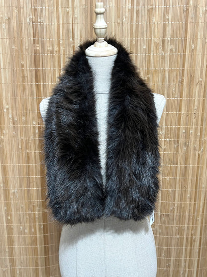 Cuello largo y grueso de Pelo efecto natural Cruzado – Suave y elegante