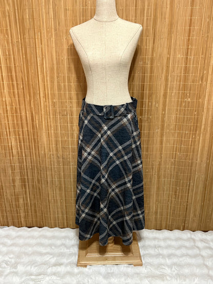 Faldas de Cuadros Tartán largas con Cinturón mujer – Otoño/Invierno