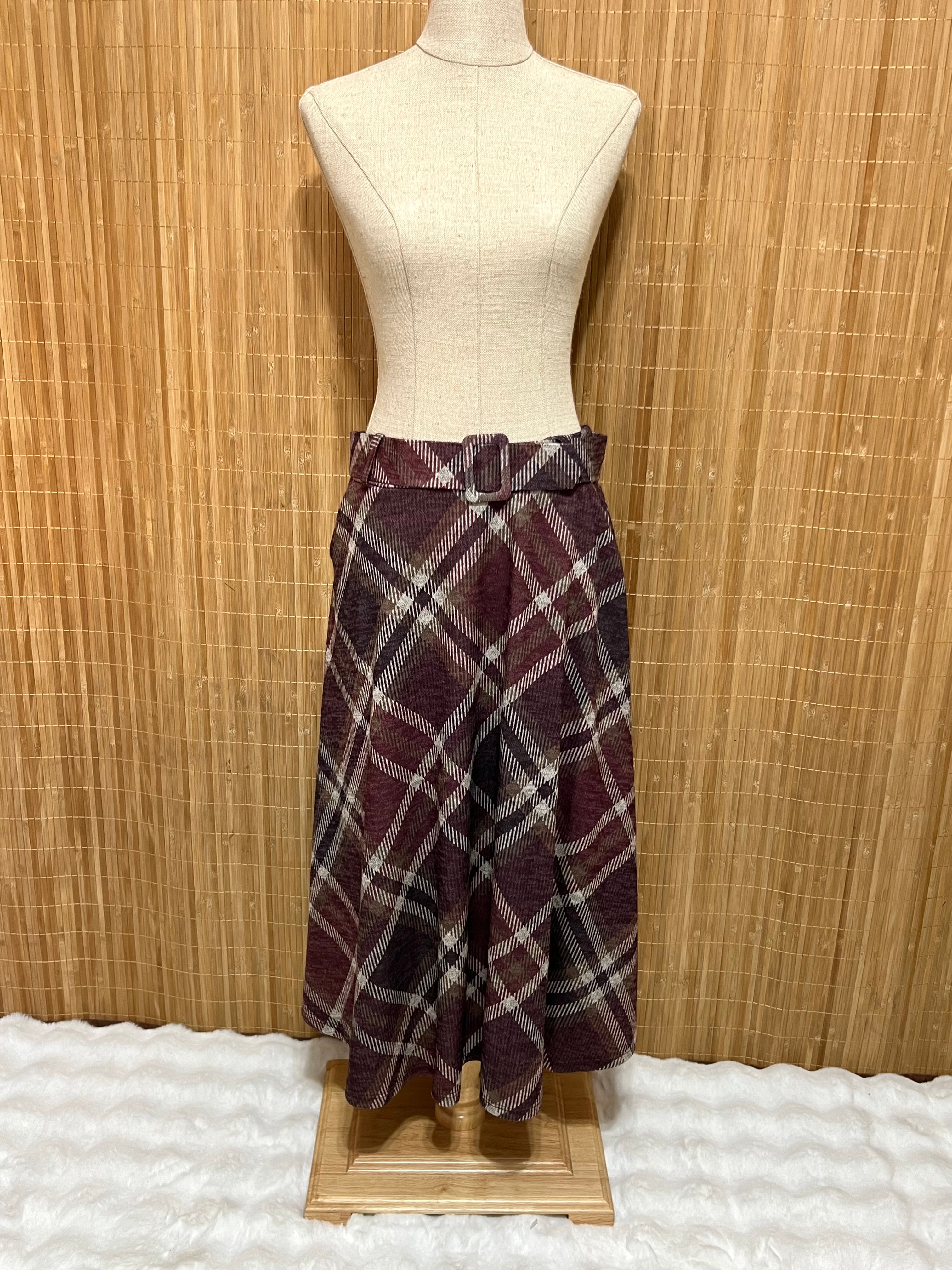 Faldas de Cuadros Tartán largas tipo escocés mujer