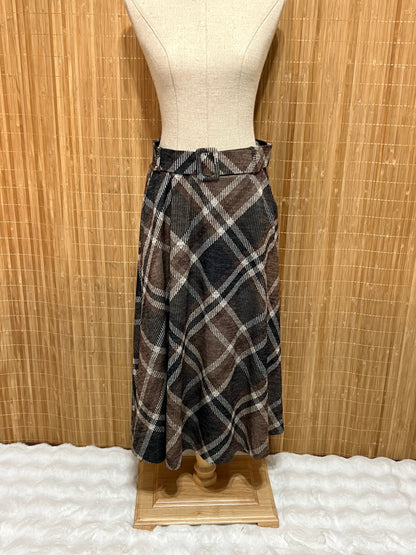 Faldas de Cuadros Tartán largas con Cinturón mujer – Otoño/Invierno