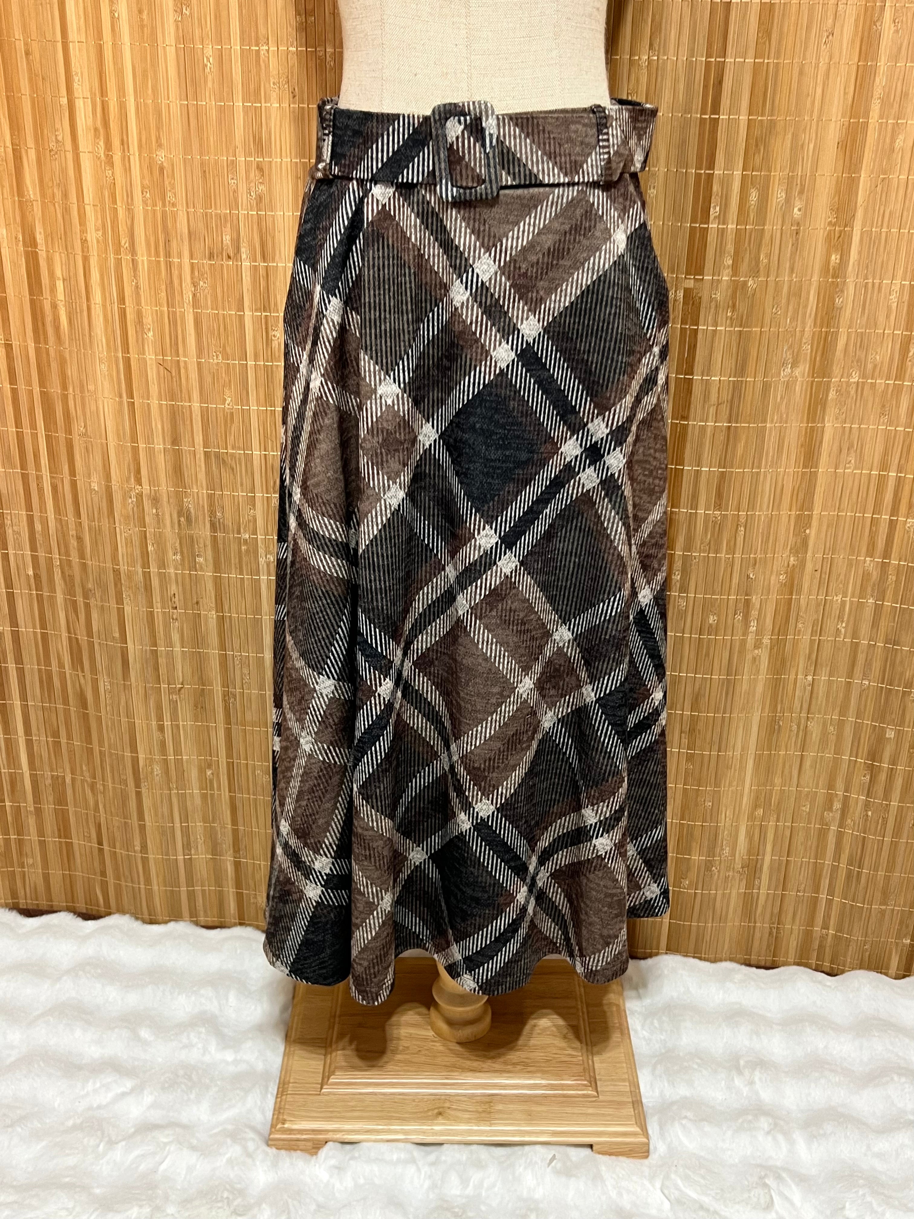 Faldas de Cuadros Tartán largas tipo escocés mujer