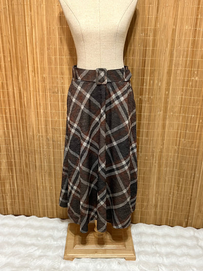 Faldas de Cuadros Tartán largas con Cinturón mujer – Otoño/Invierno