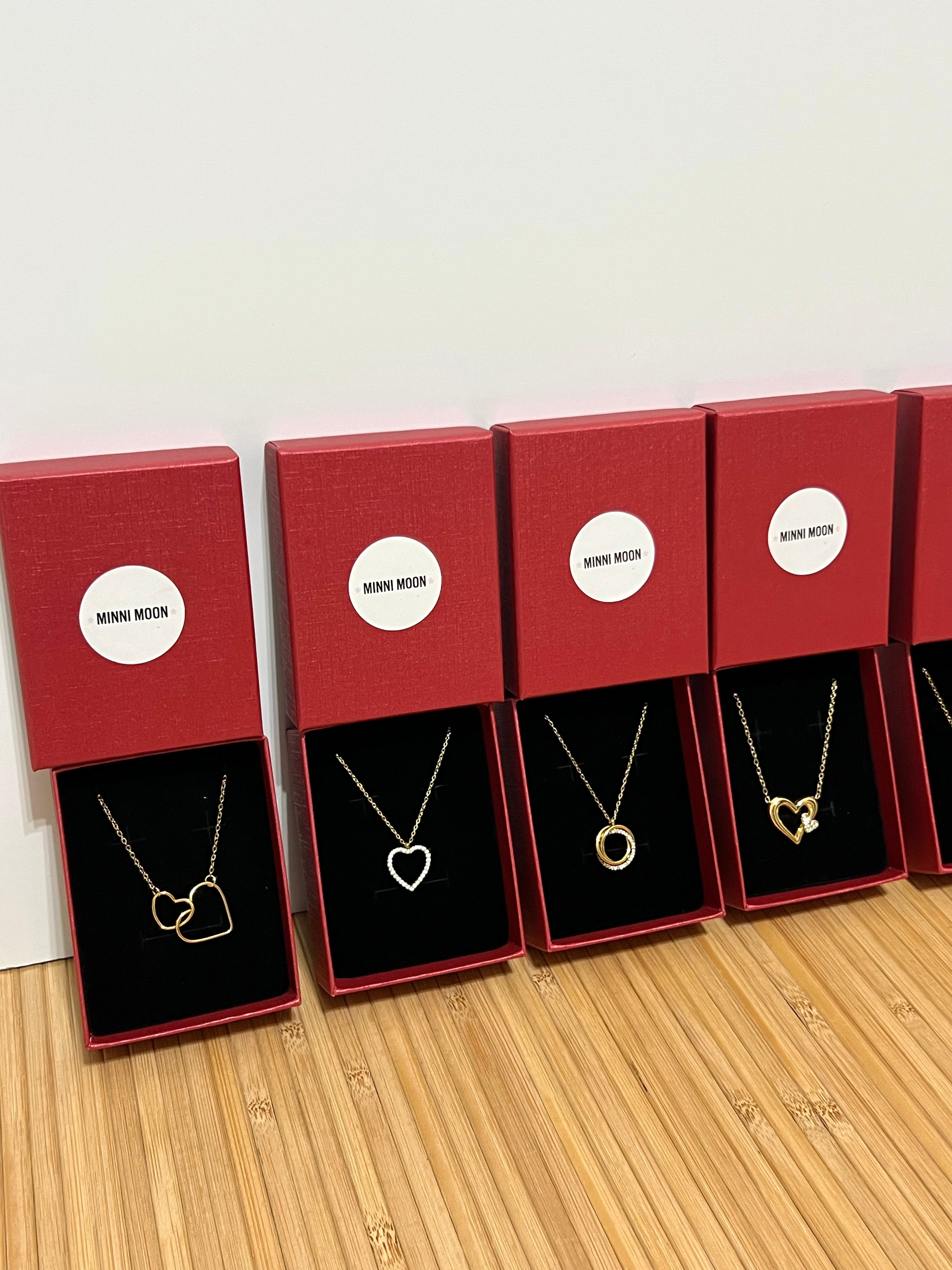 Collares de Mujer San Valentín en Acero Inoxidable Dorado | Resistentes al Agua | MINNI MOON