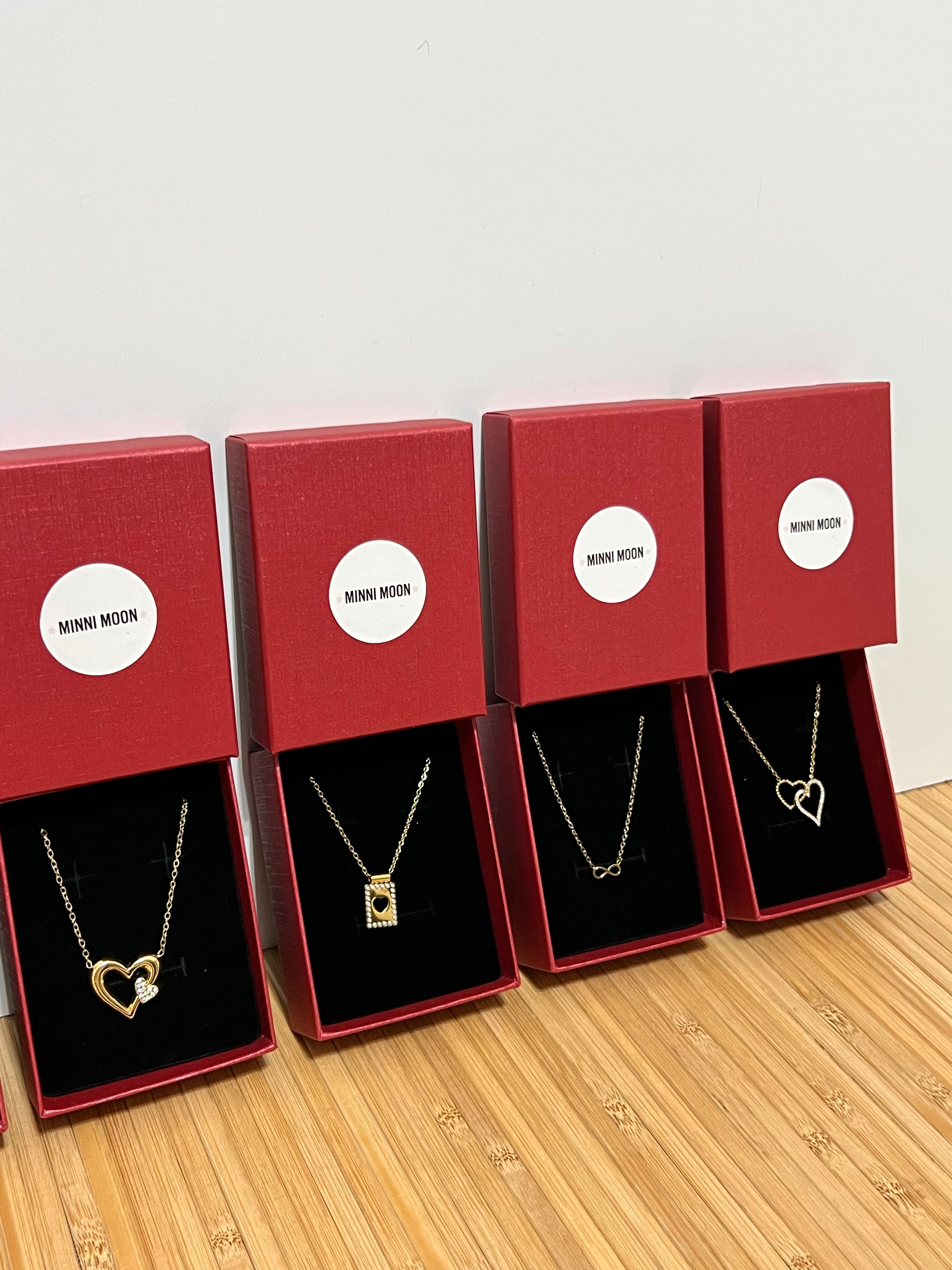 Collares de Mujer San Valentín en Acero Inoxidable Dorado | Resistentes al Agua | MINNI MOON