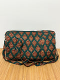 Custom initial printed cotton travel bag – 40 × 30 × 20 cm