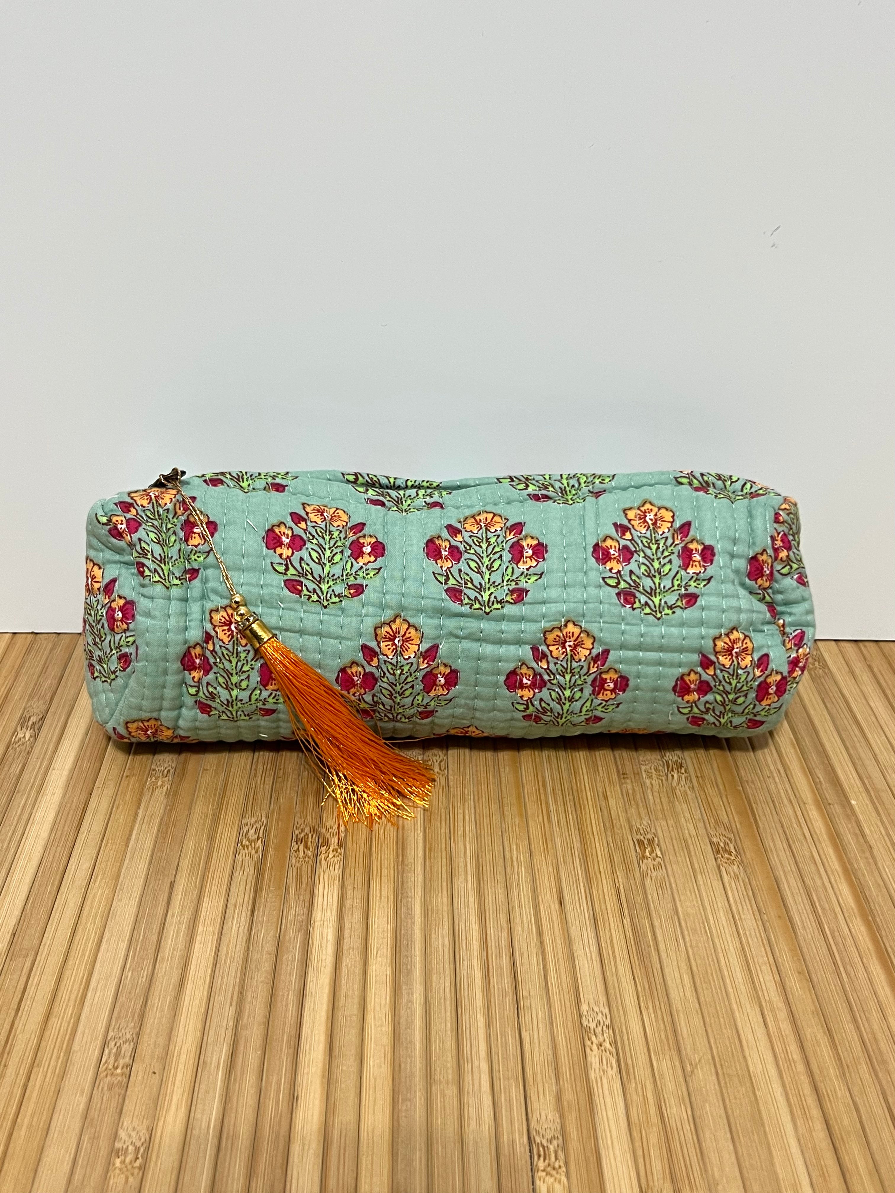 Estuche Personalizado Estampado de algodón 20 x 8 cm