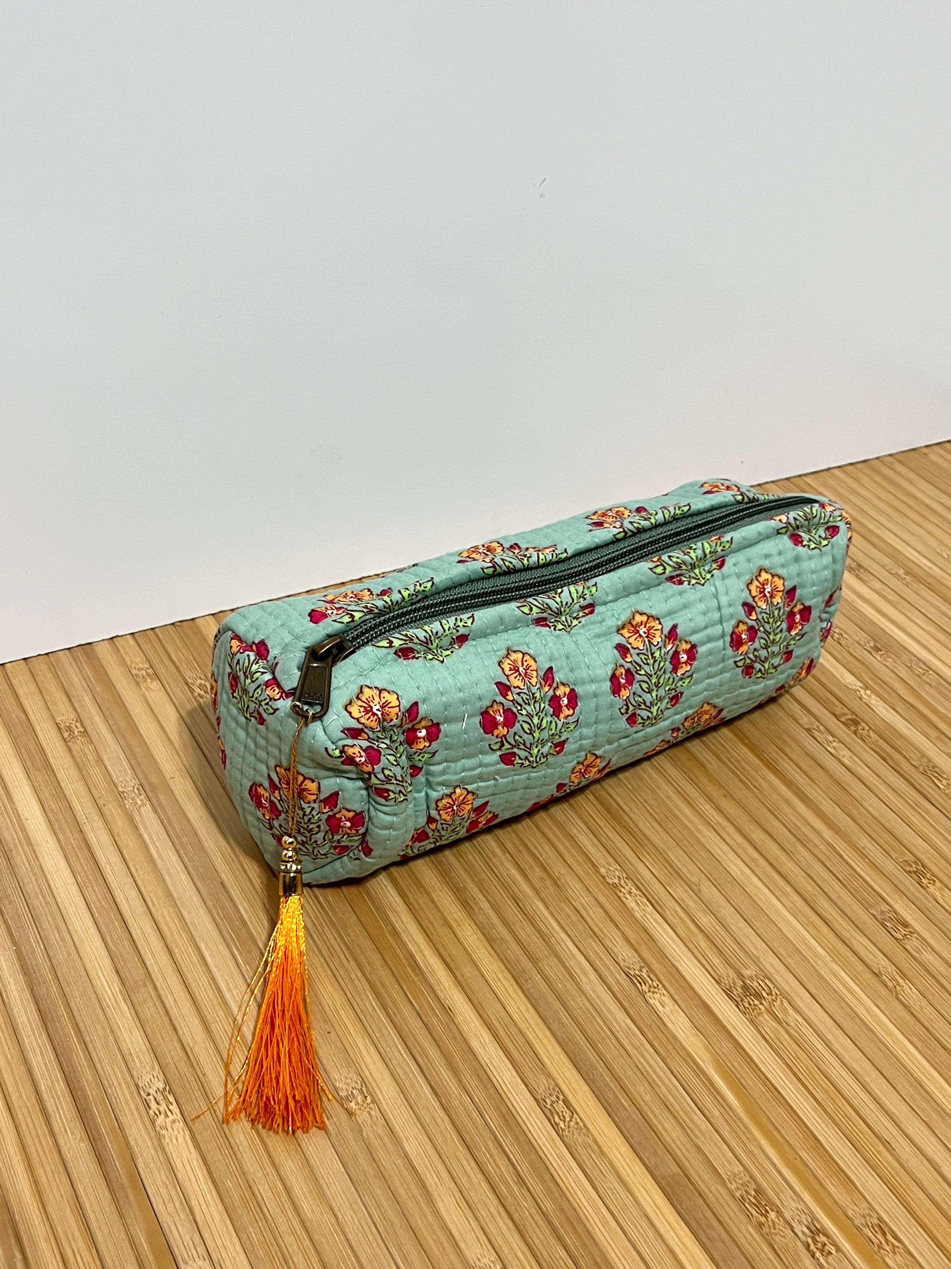 Estuche Personalizado Estampado de algodón 20 x 8 cm