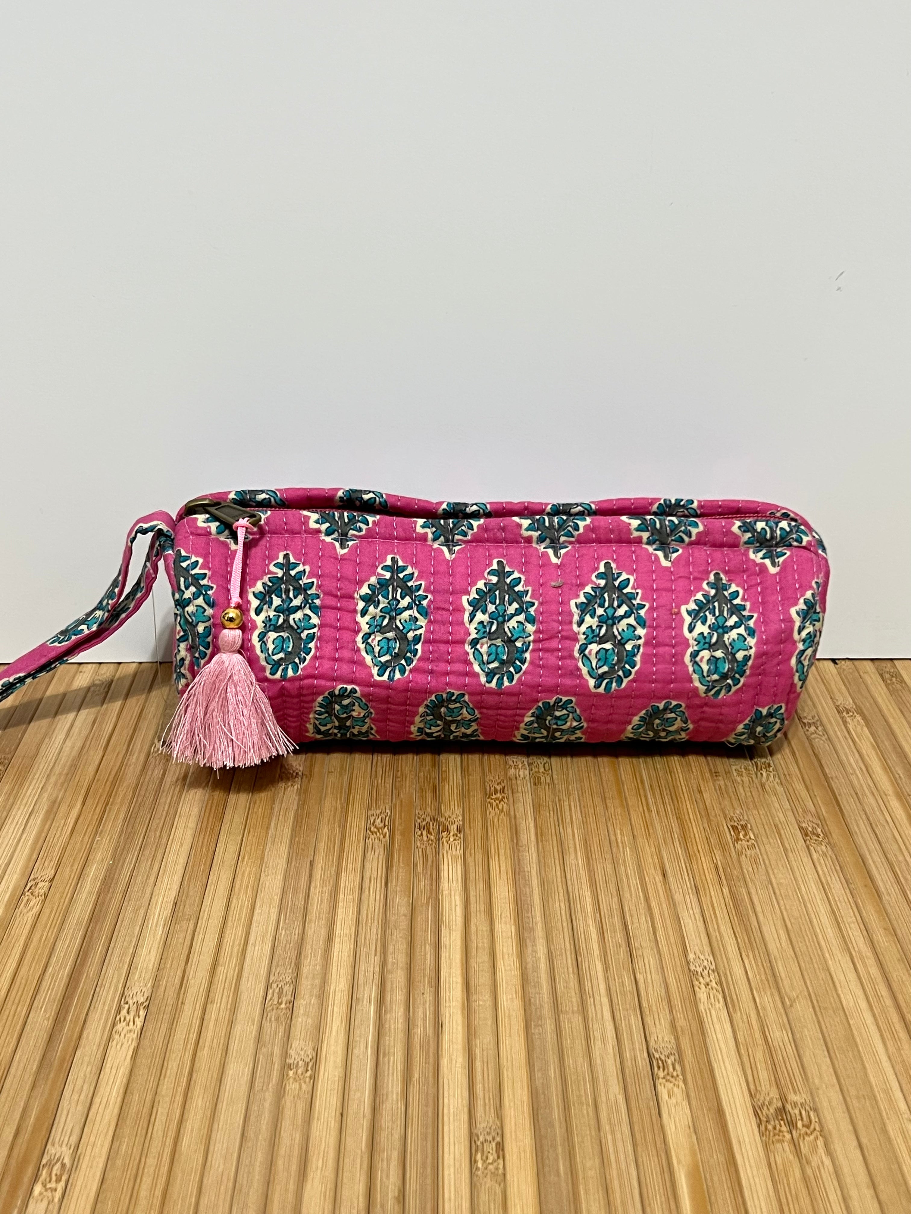 Estuche Personalizado Estampado de algodón 20 x 8 cm