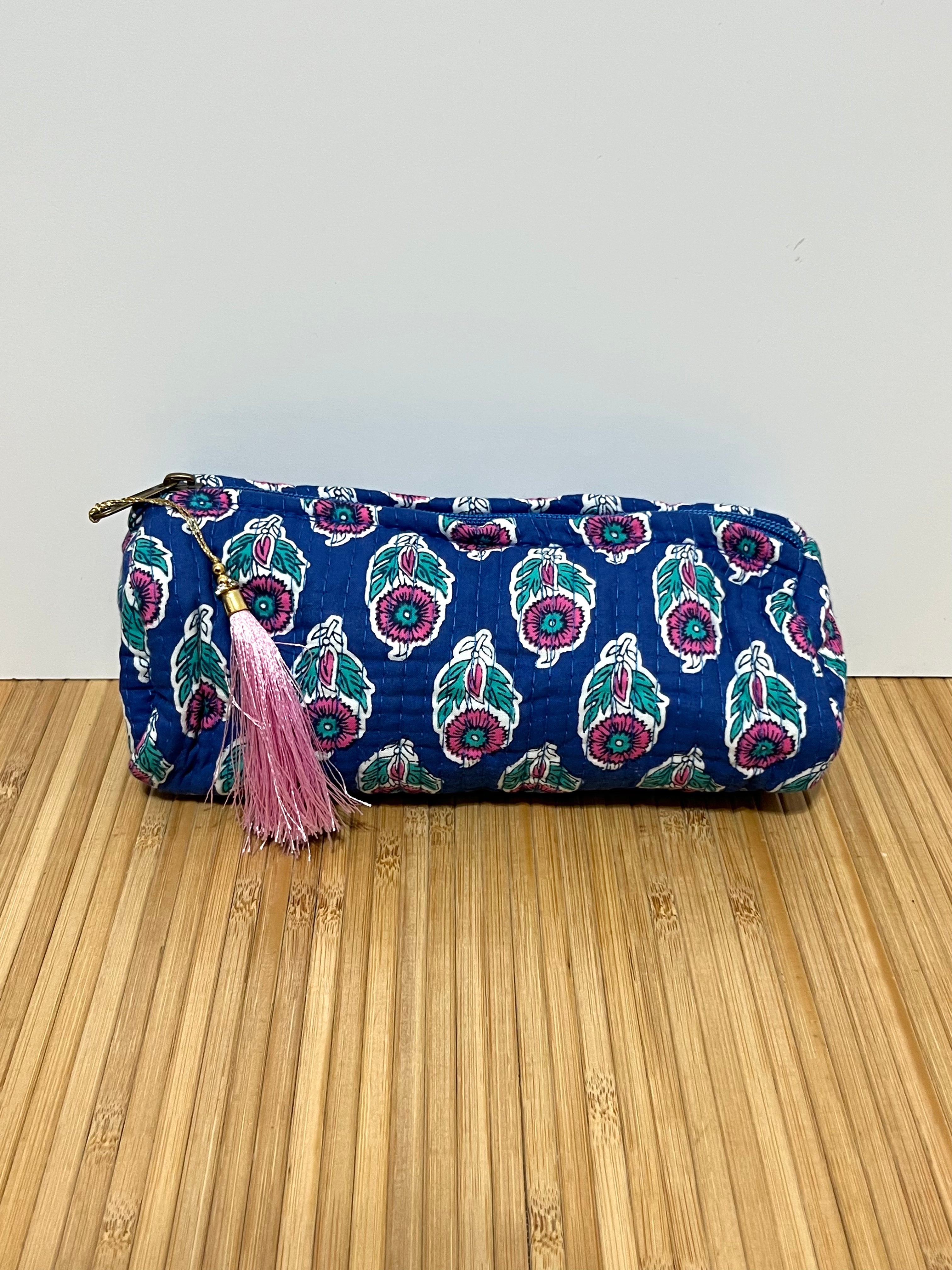 Estuche Personalizado Estampado de algodón 20 x 8 cm