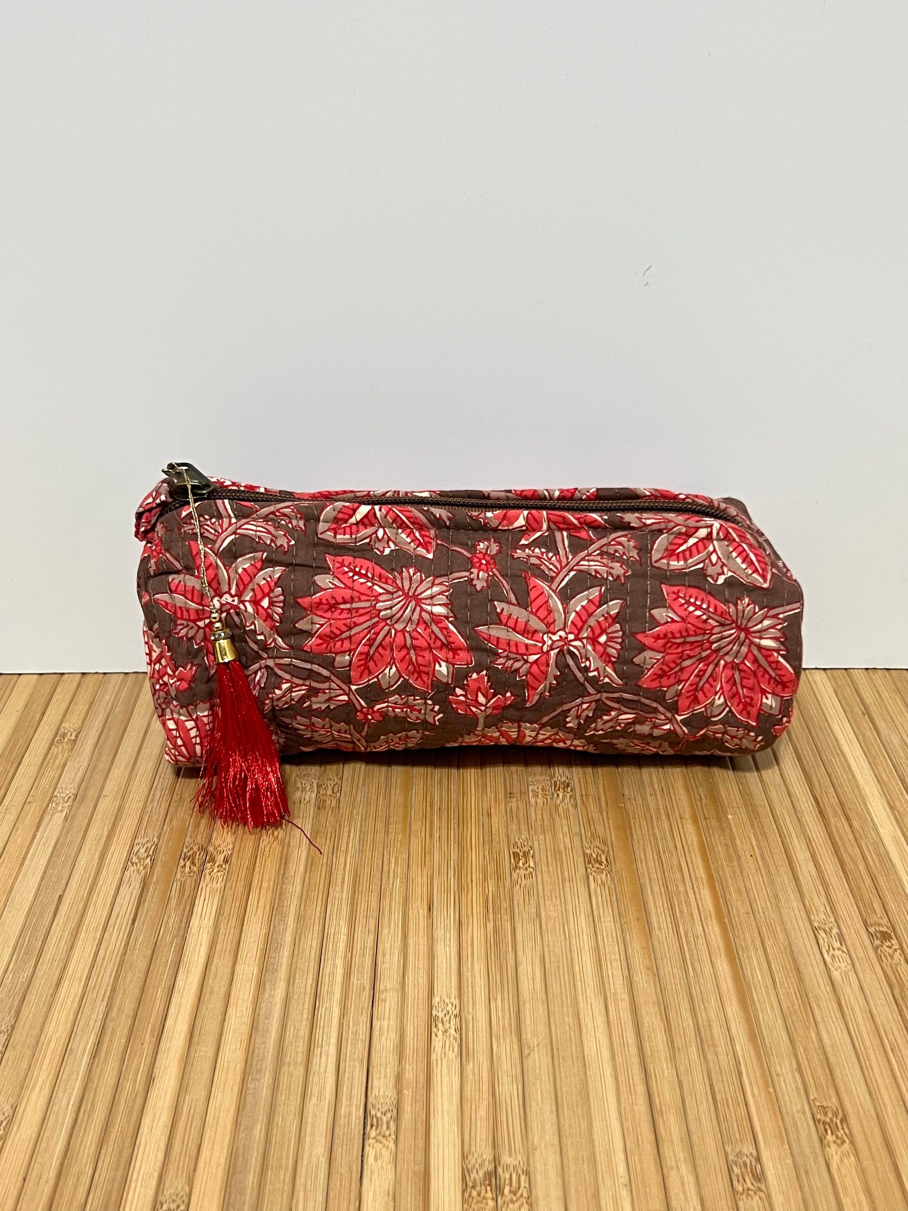 Estuche Personalizado Estampado de algodón 20 x 8 cm