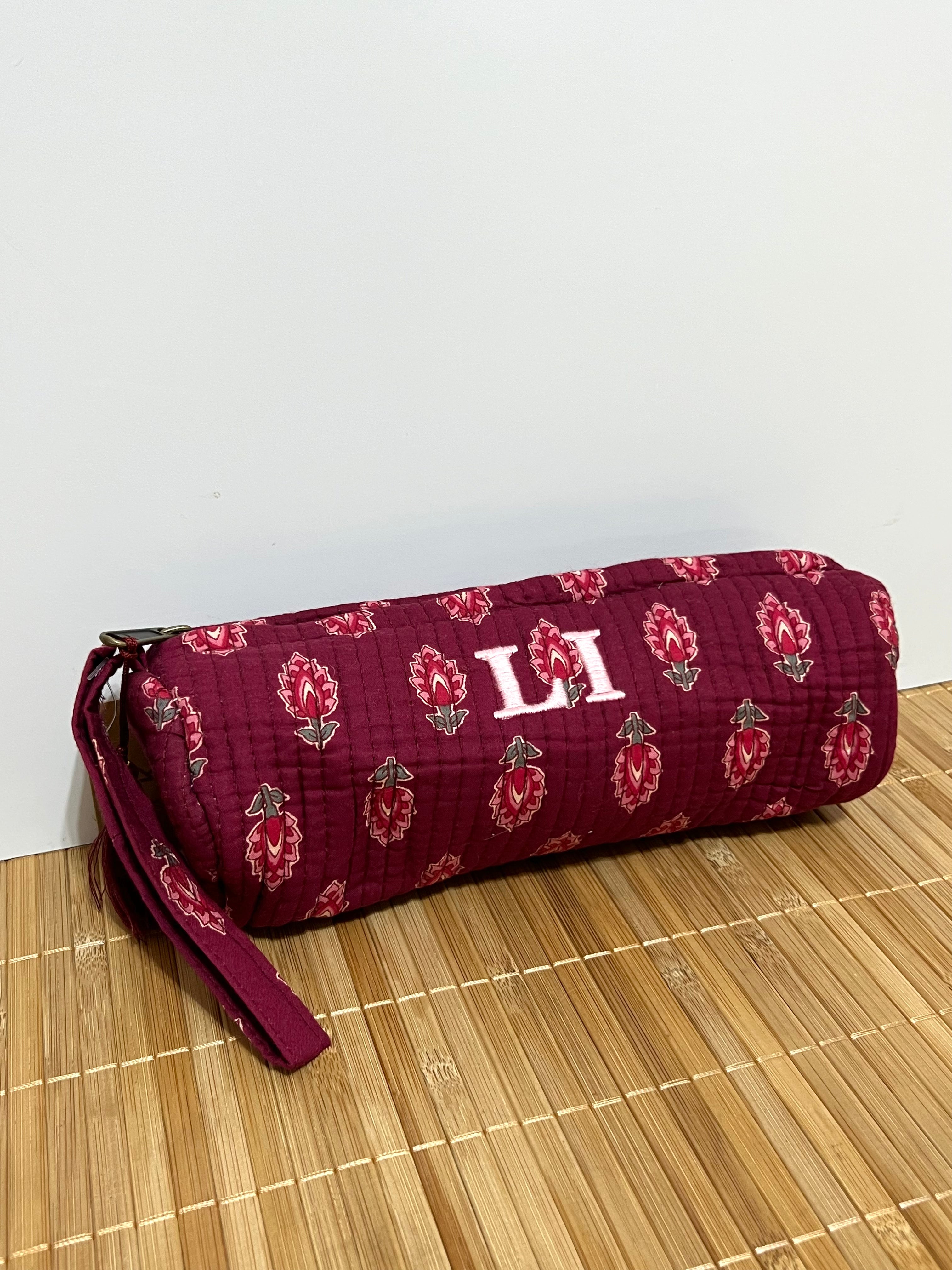 Estuche Personalizado Estampado de algodón 20 x 8 cm