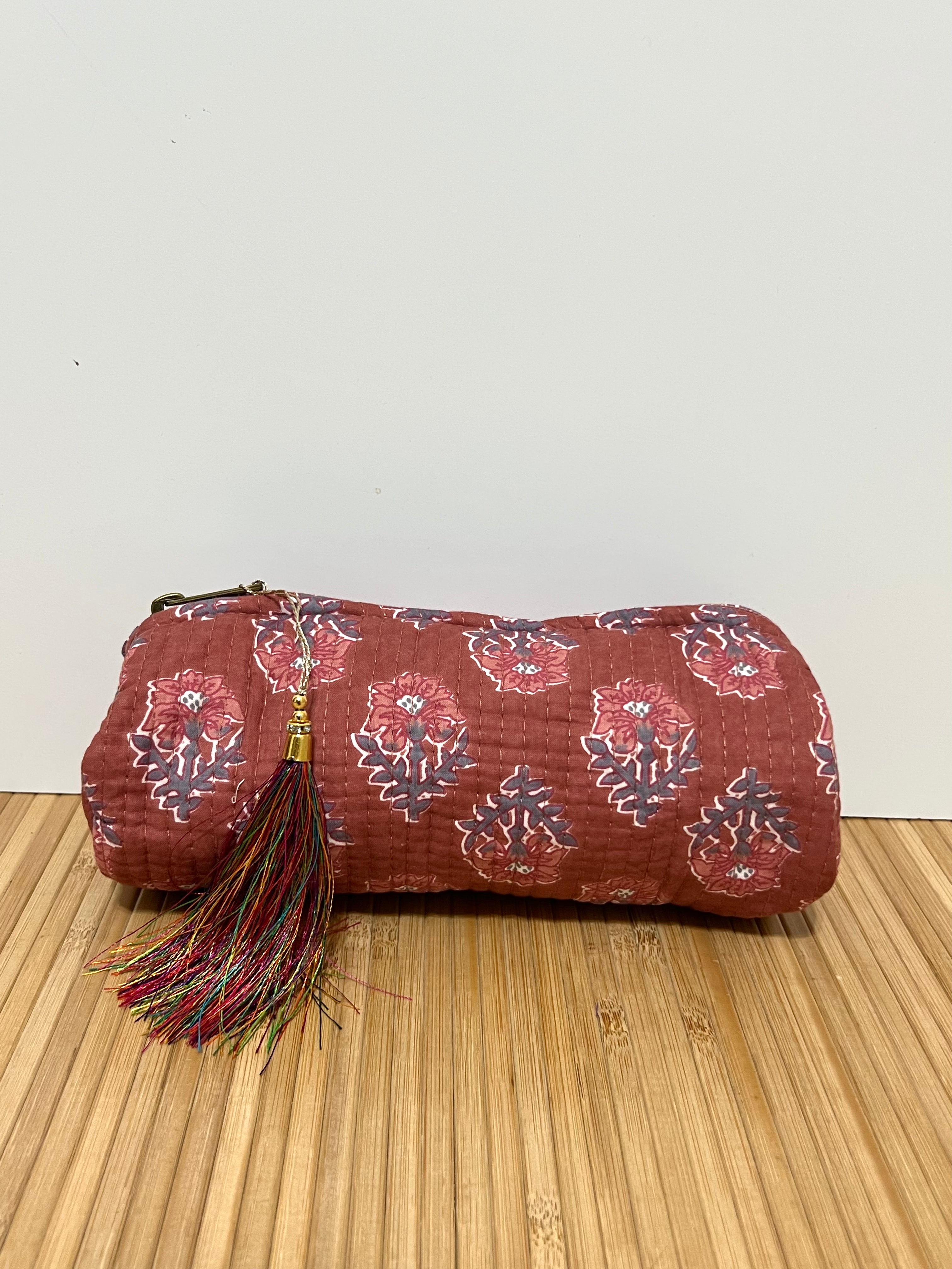 Estuche Personalizado Estampado de algodón 20 x 8 cm