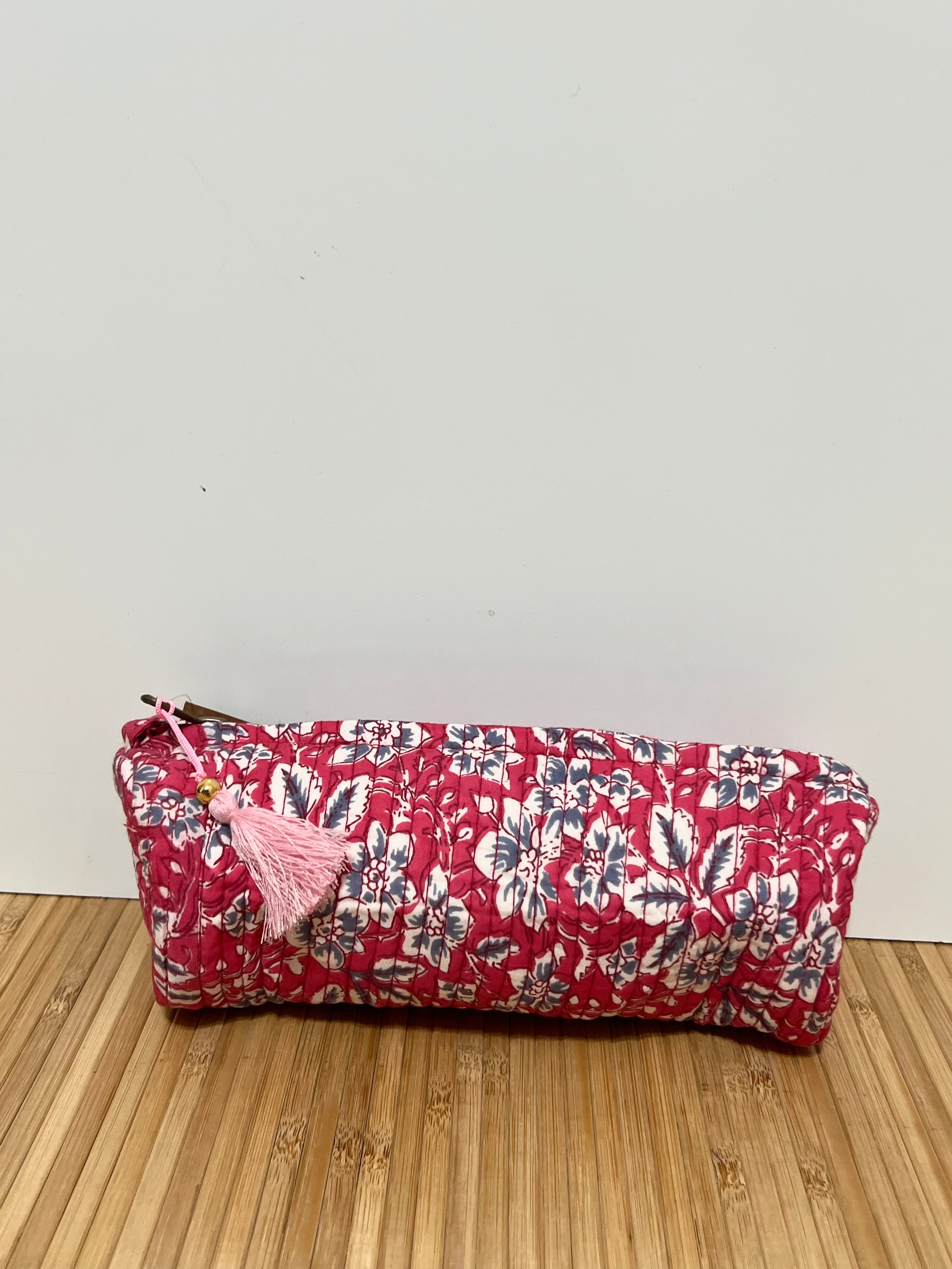 Estuche Personalizado Estampado de algodón 20 x 8 cm