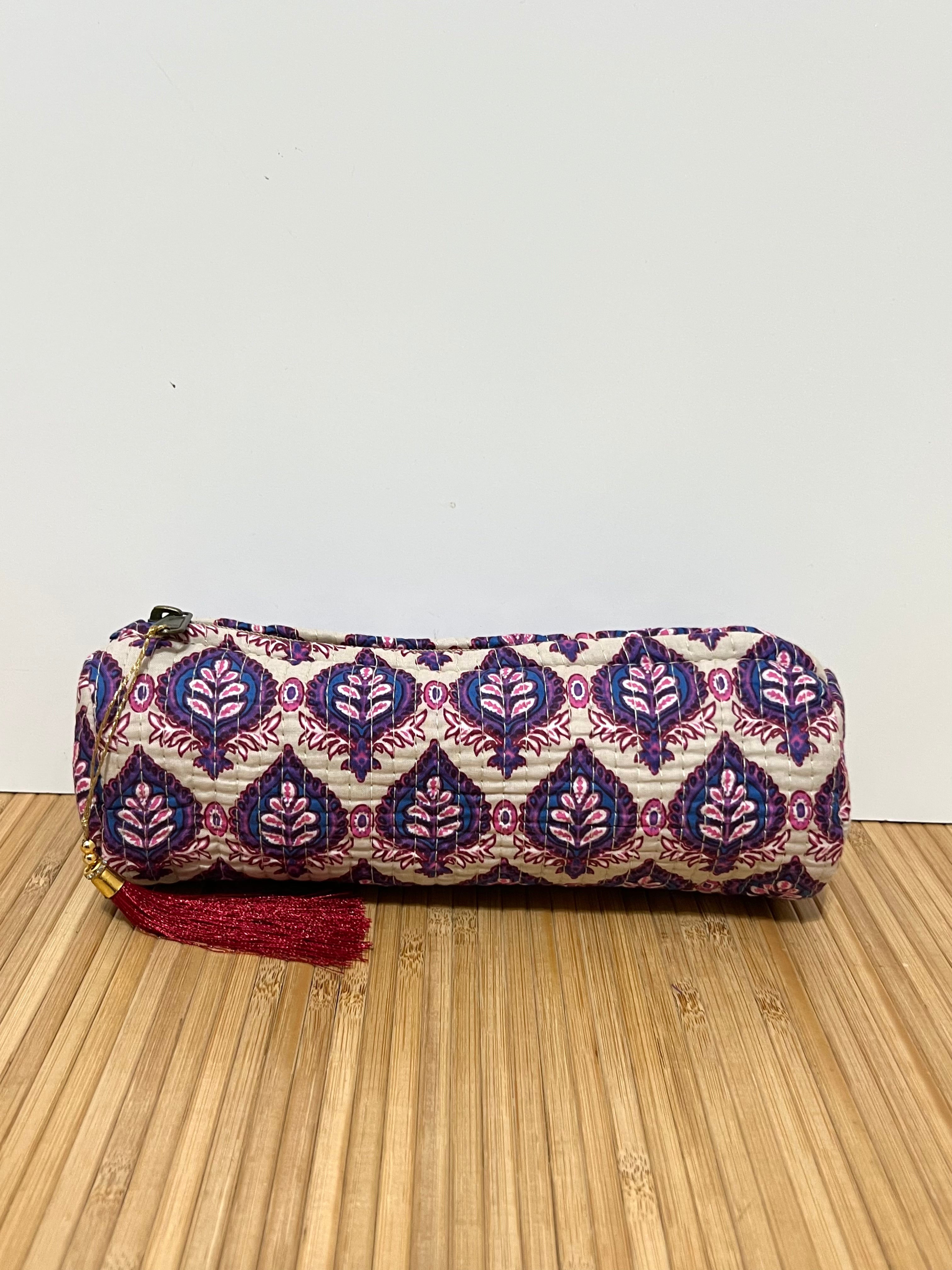 Estuche Personalizado Estampado de algodón 20 x 8 cm