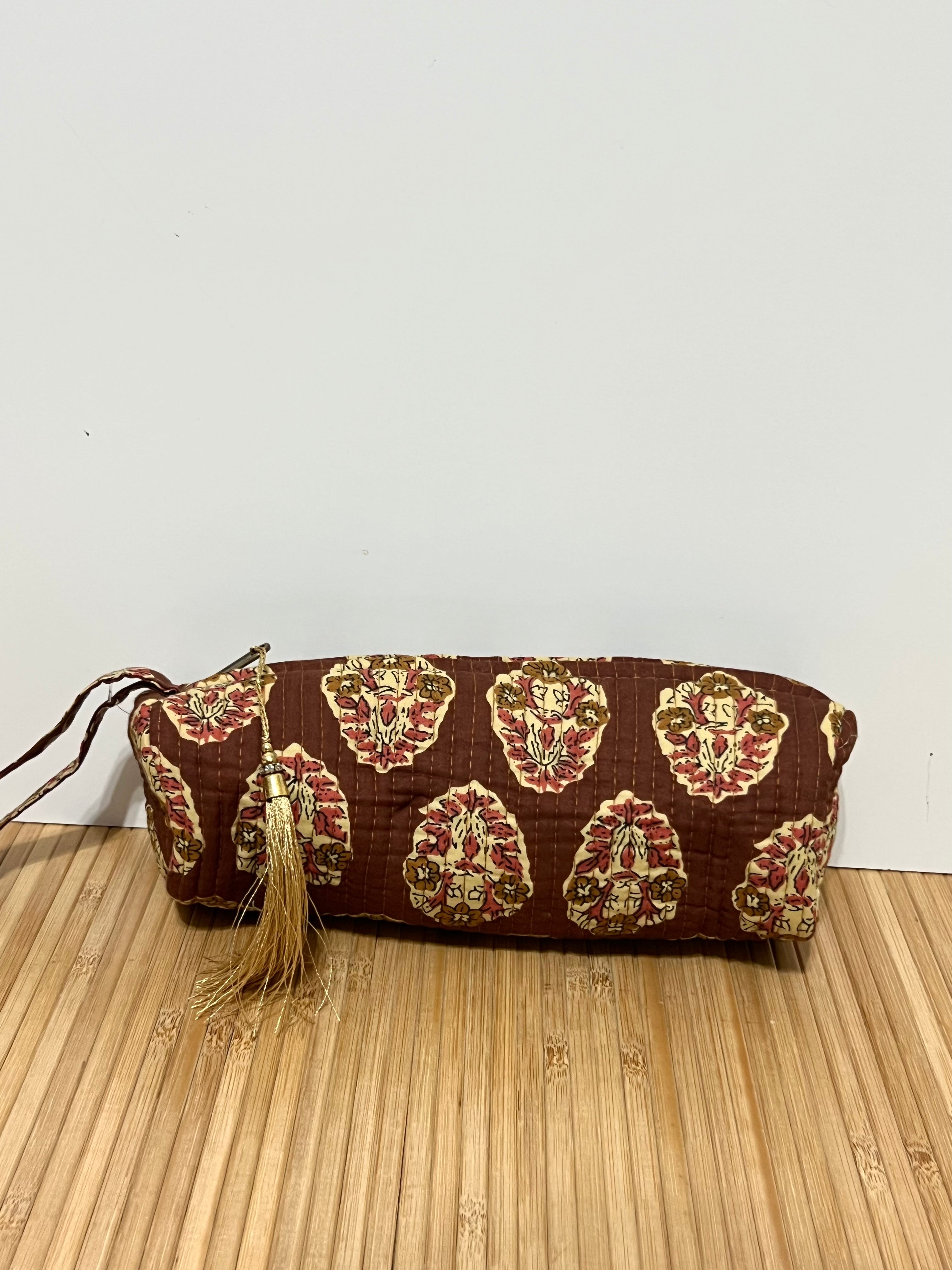 Estuche Personalizado Estampado de algodón 20 x 8 cm