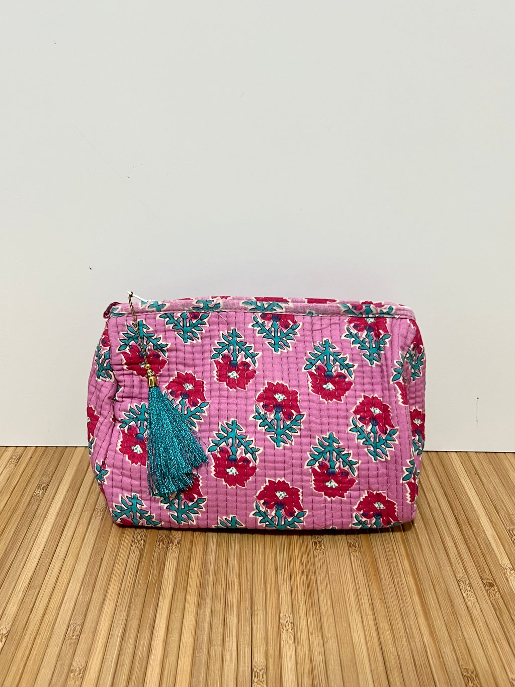 Neceser estampado de Algodón impermeable con Compartimentos | Personalizado con iniciales