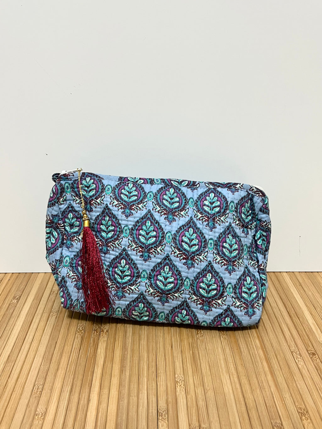 Neceser estampado de Algodón impermeable con Compartimentos | Personalizado con iniciales