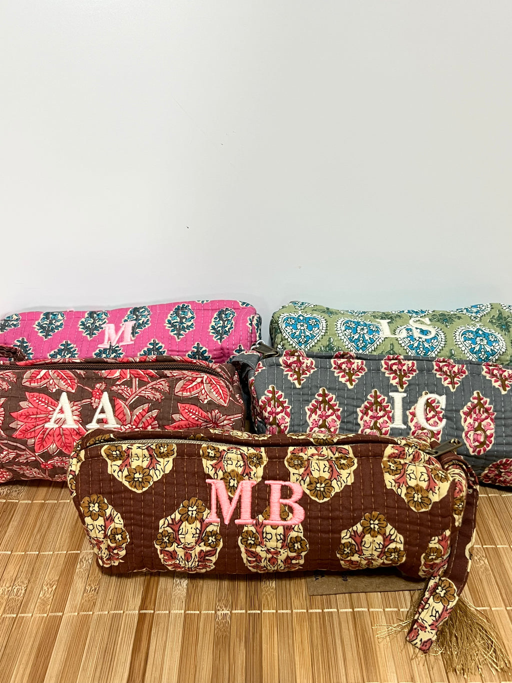 Estuche Personalizado Estampado de algodón 20 x 8 cm