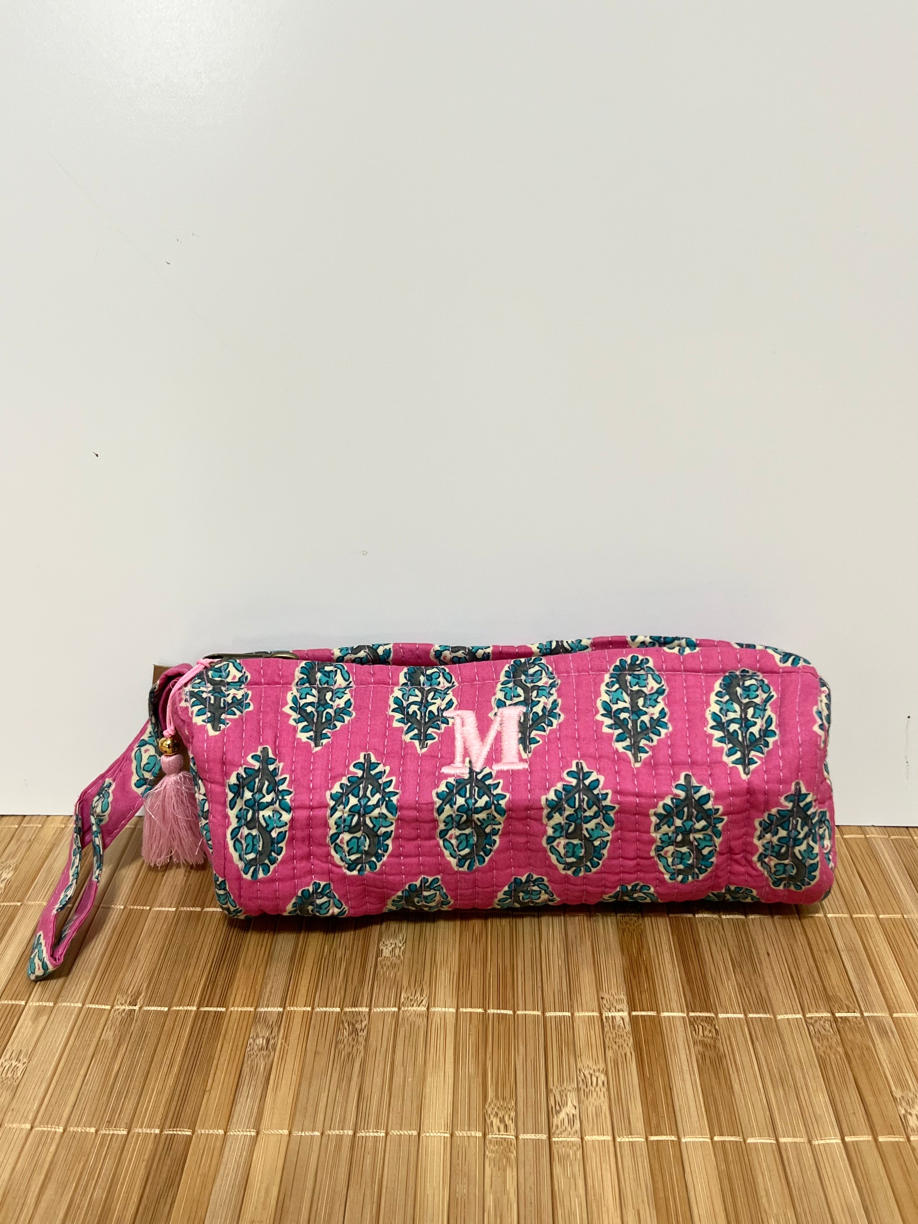 Estuche Personalizado Estampado de algodón 20 x 8 cm