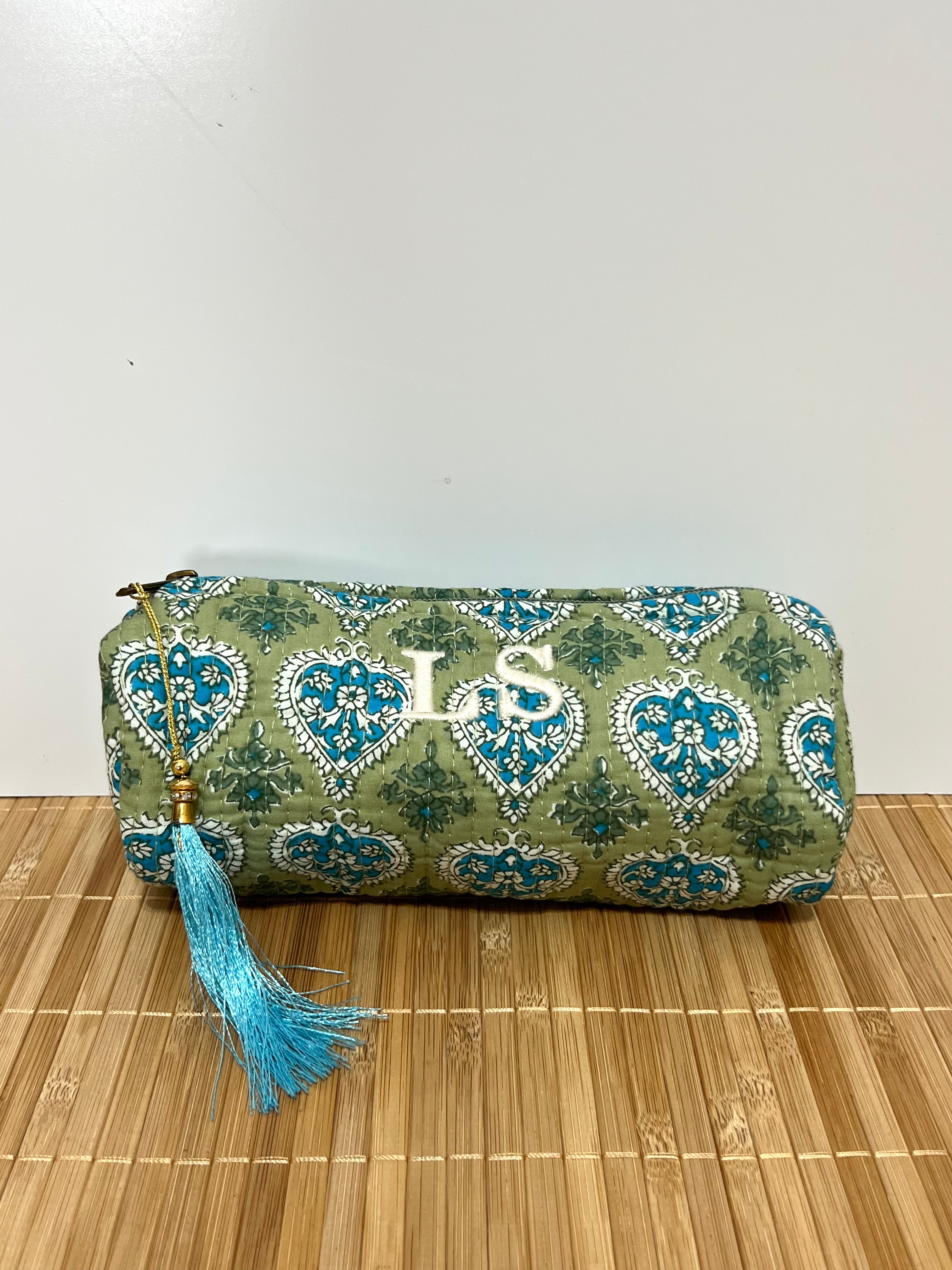 Estuche Personalizado Estampado de algodón 20 x 8 cm