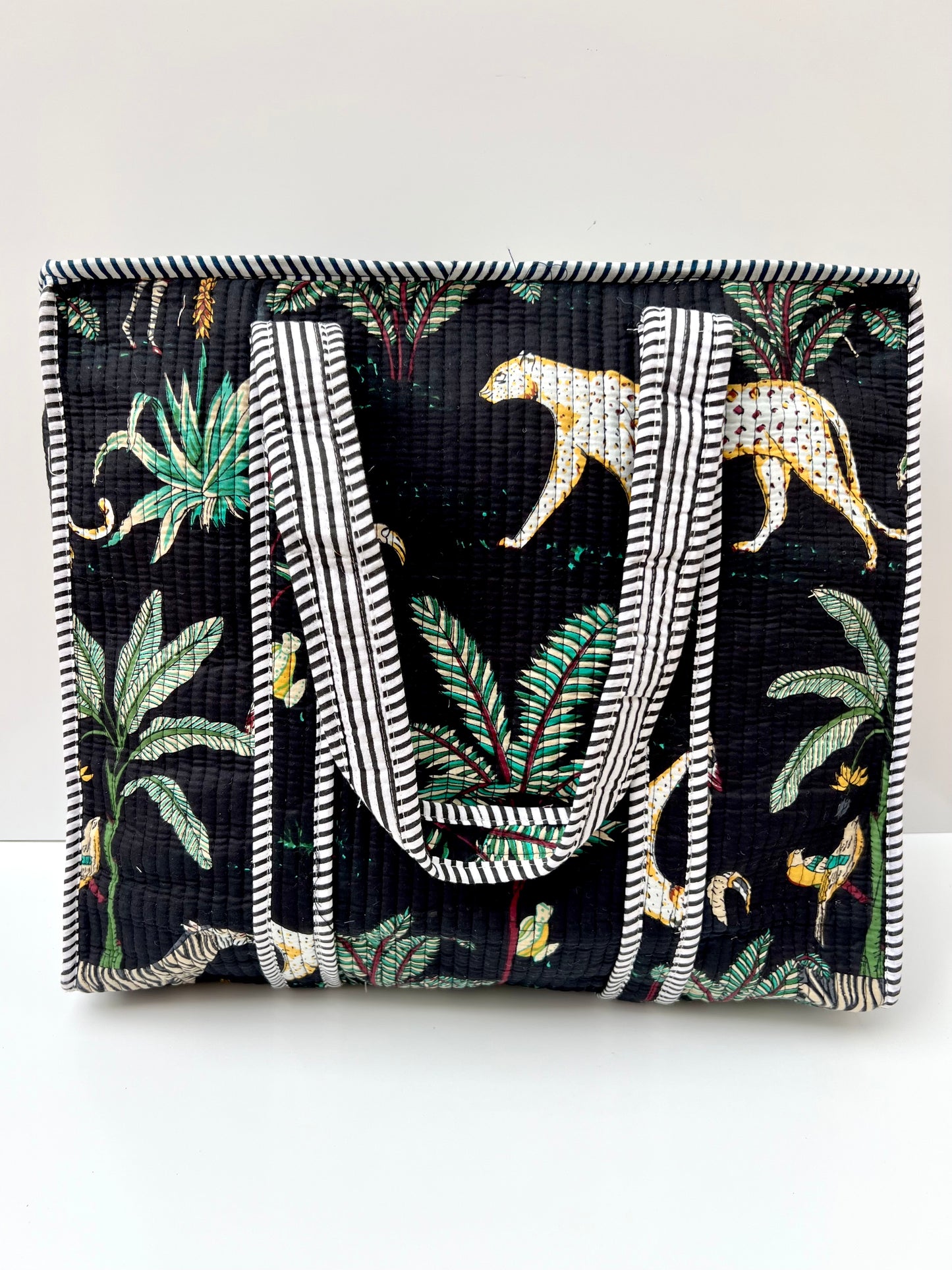 Bolsa viaje algodón Tote bag con cremallera