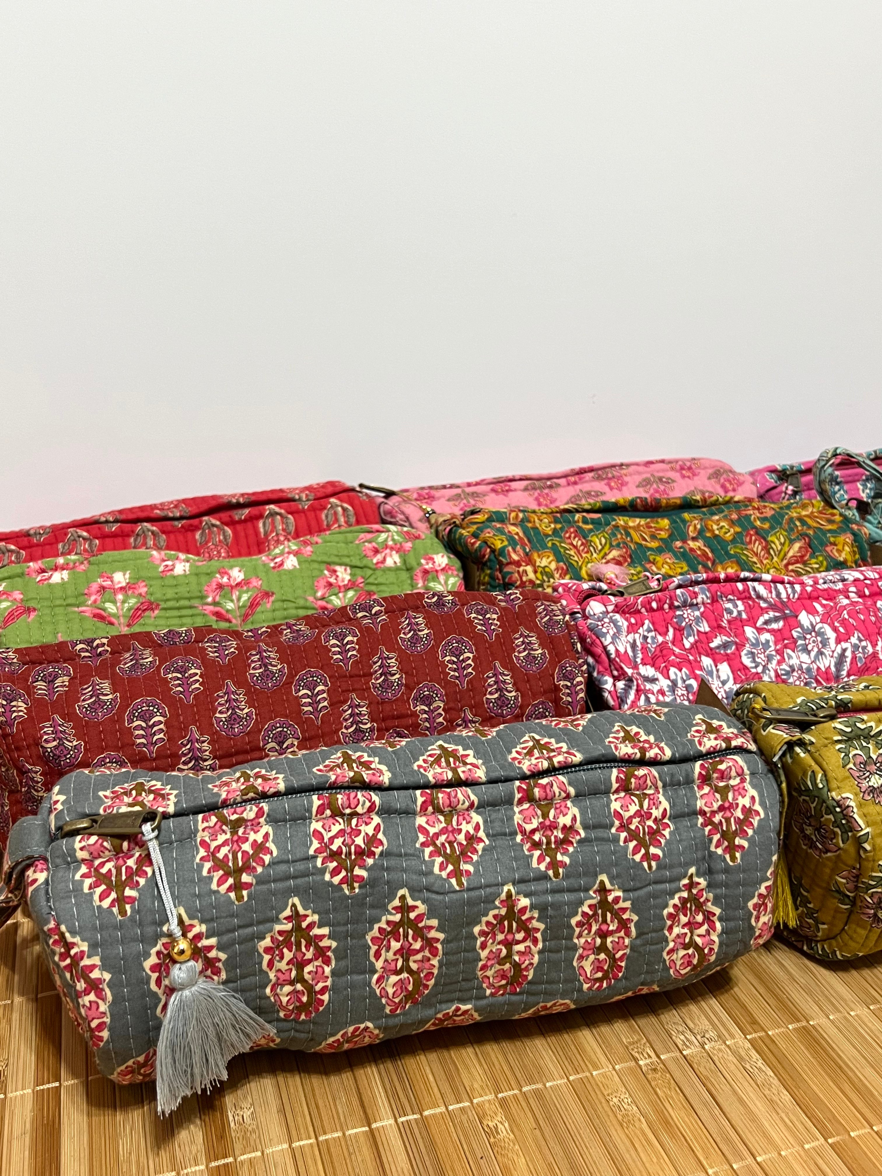 Neceser Personalizado Grande XXL | Estuche Estampado de algodón 25 x 15 cm