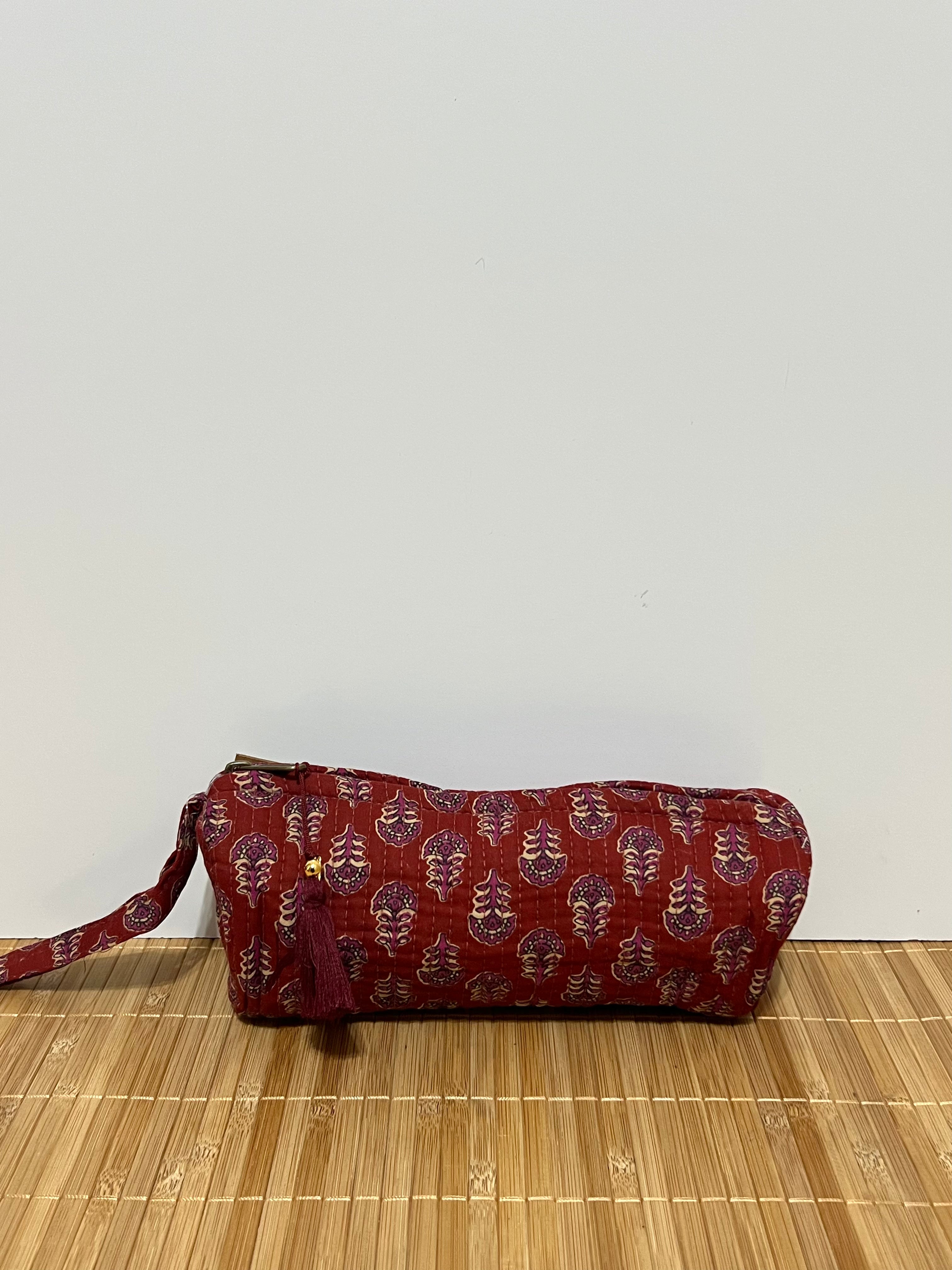 Estuche Personalizado Estampado de algodón 20 x 8 cm