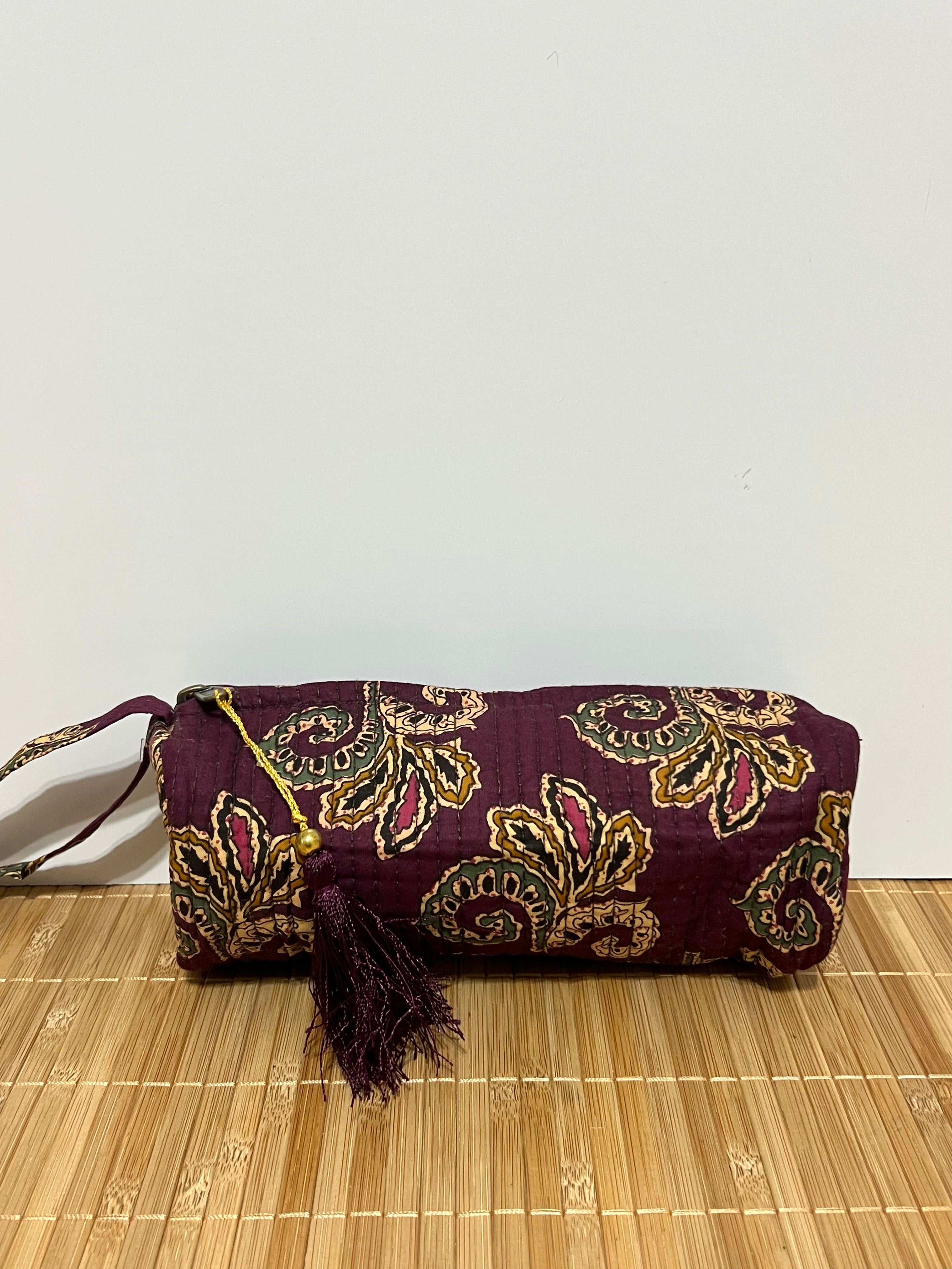 Estuche Personalizado Estampado de algodón 20 x 8 cm