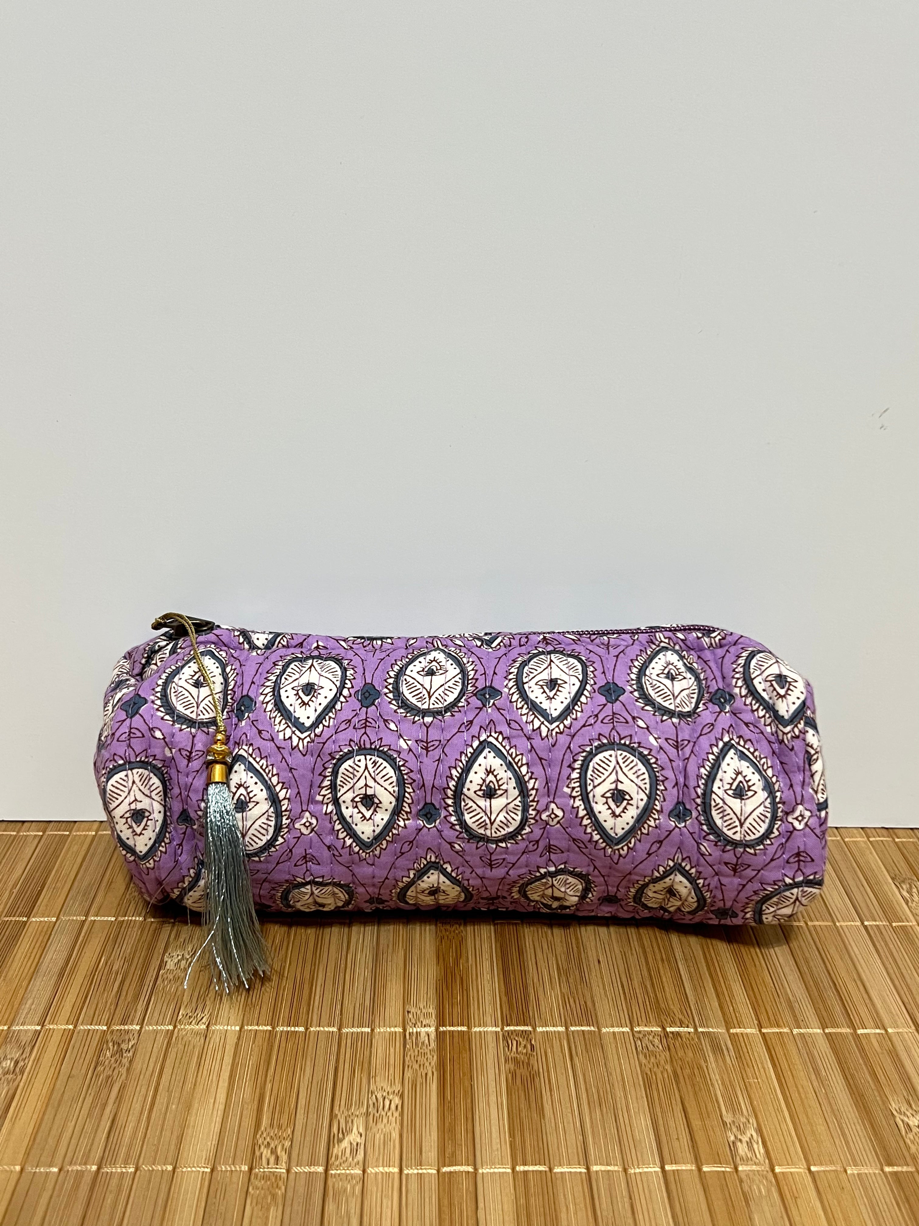 Estuche Personalizado Estampado de algodón 20 x 8 cm