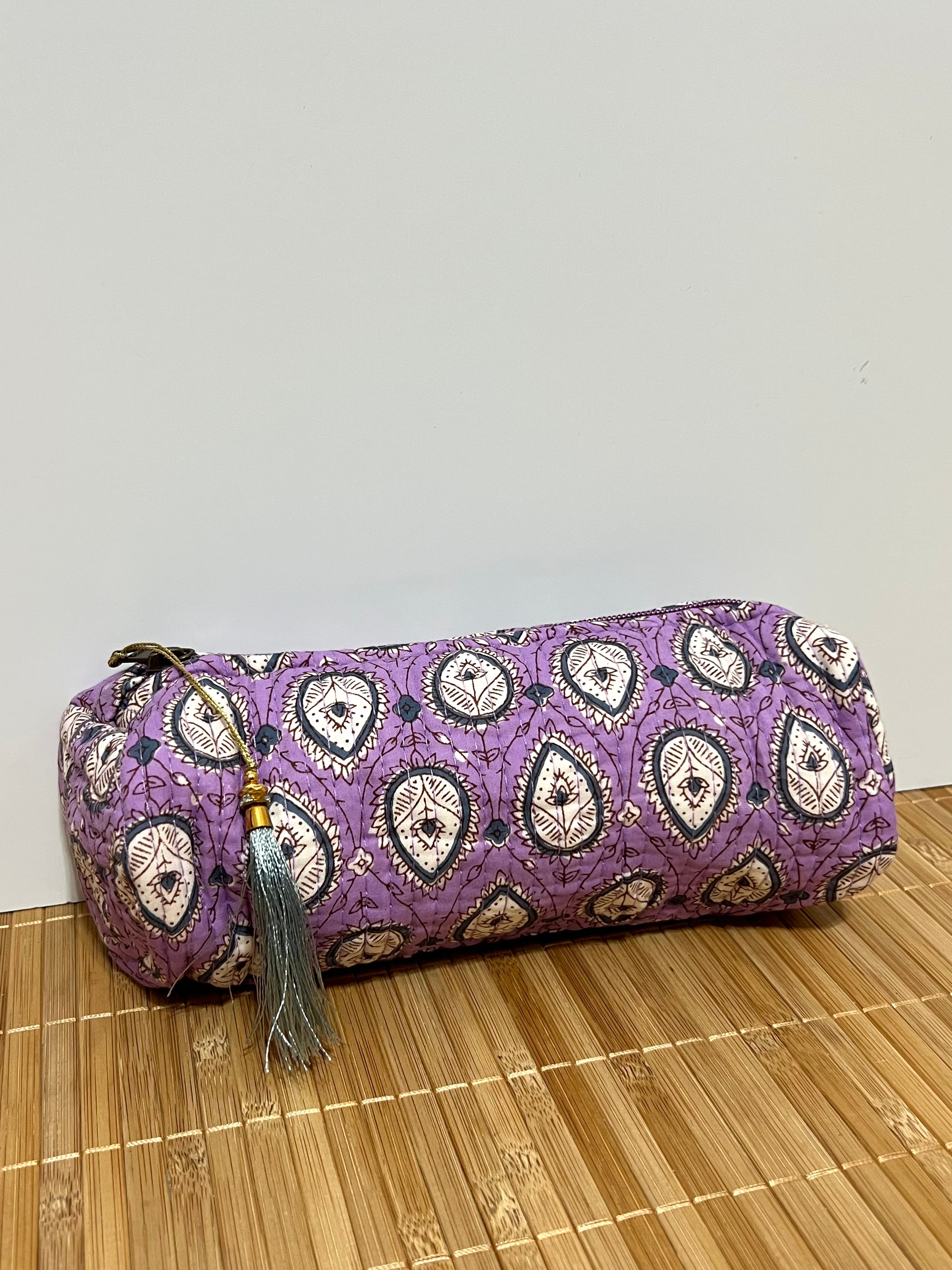 Estuche Personalizado Estampado de algodón 20 x 8 cm