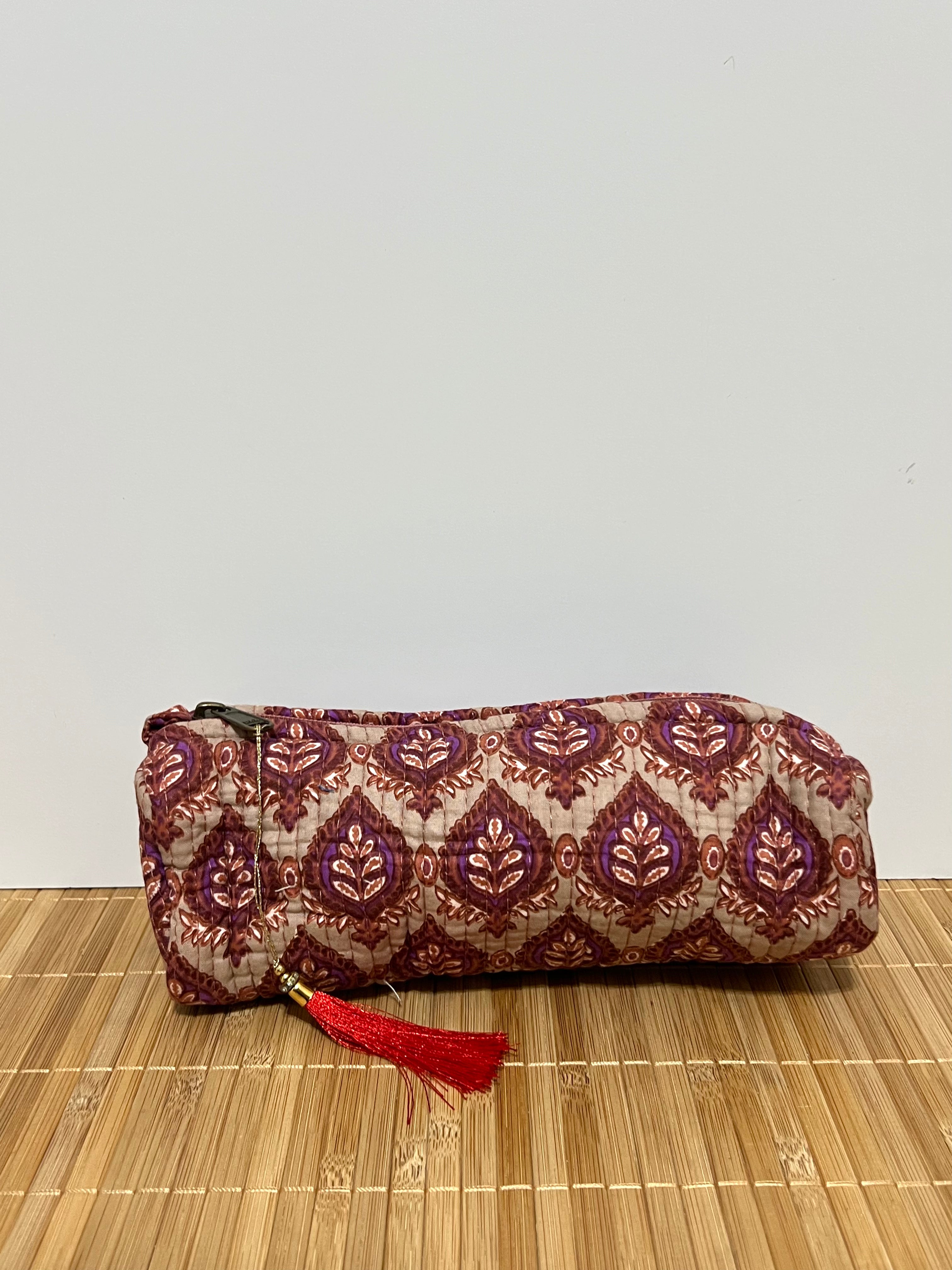 Estuche Personalizado Estampado de algodón 20 x 8 cm