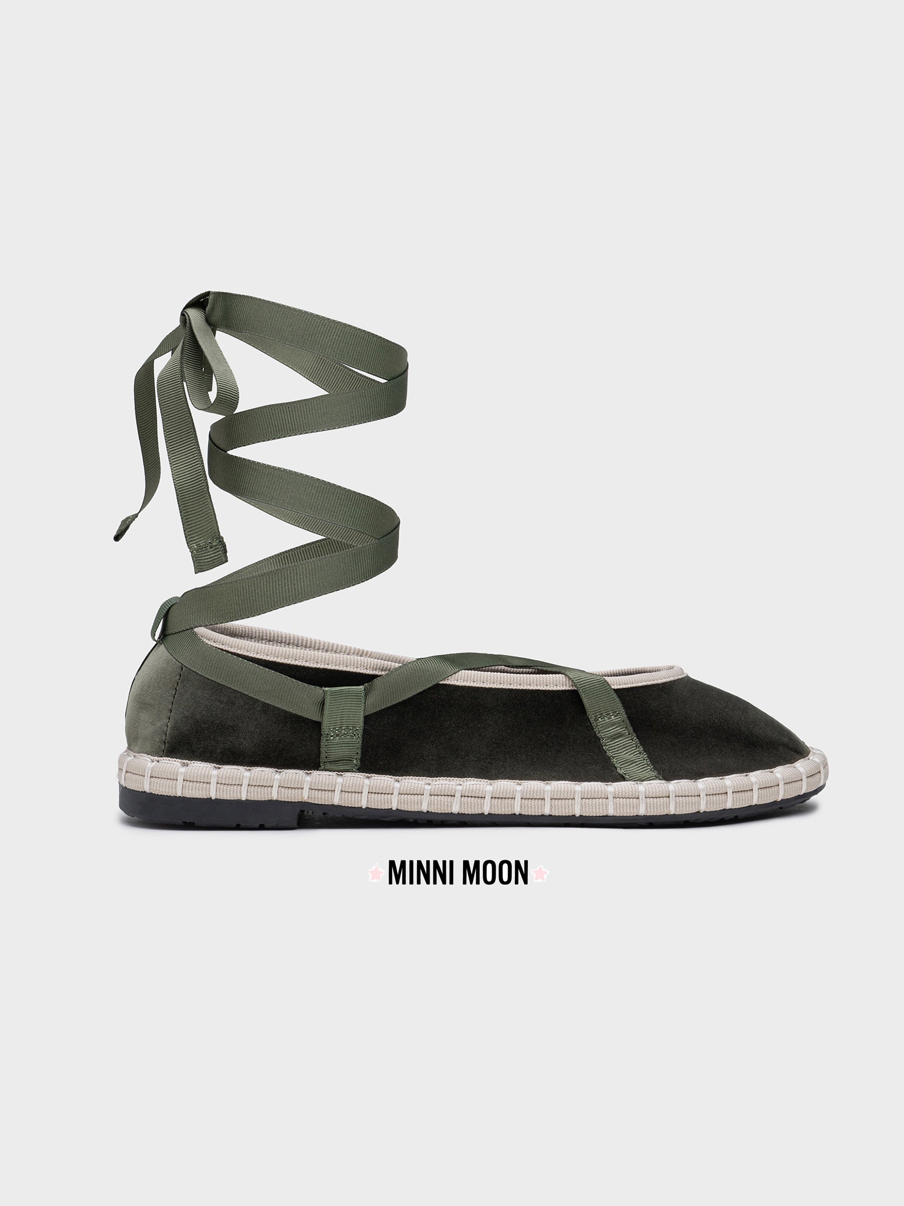 Bailarinas Terciopelo Atadas con Cinta Mujer | Elige tu talla habitual (36 a 41)