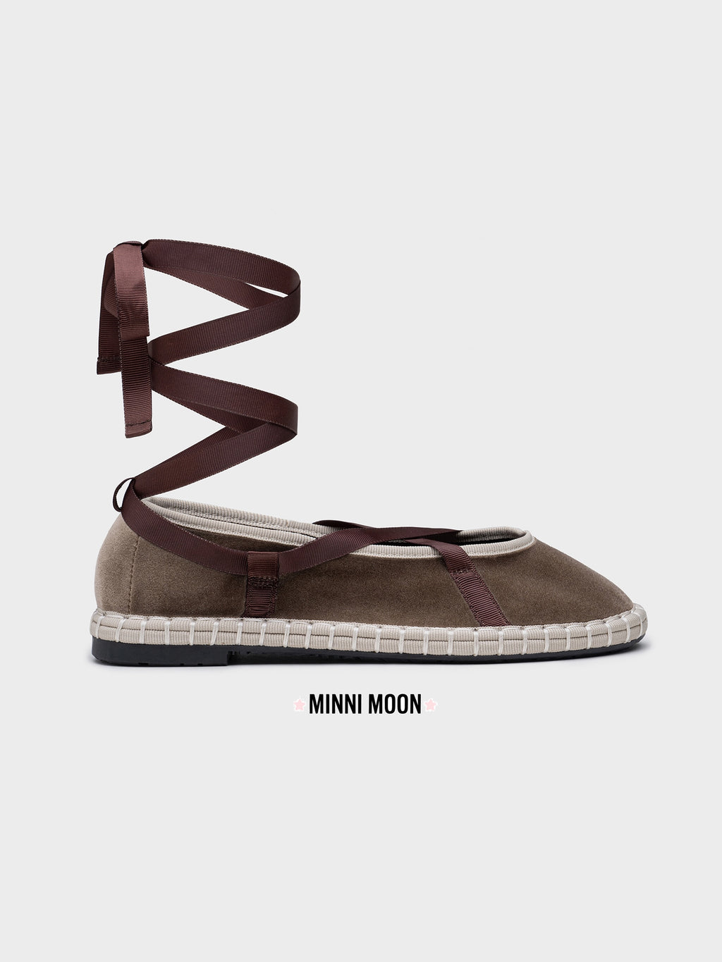 Bailarinas Terciopelo Atadas con Cinta Mujer | Elige tu talla habitual (36 a 41)