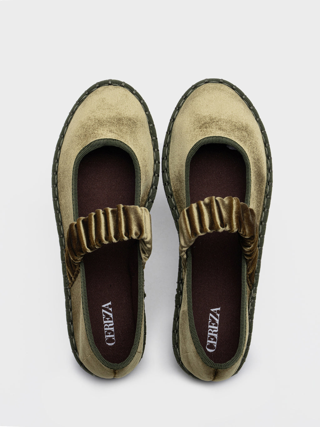 Bailarinas Terciopelo con Frunce o Hebilla Mujer | Elige tu talla habitual (36 a 41)