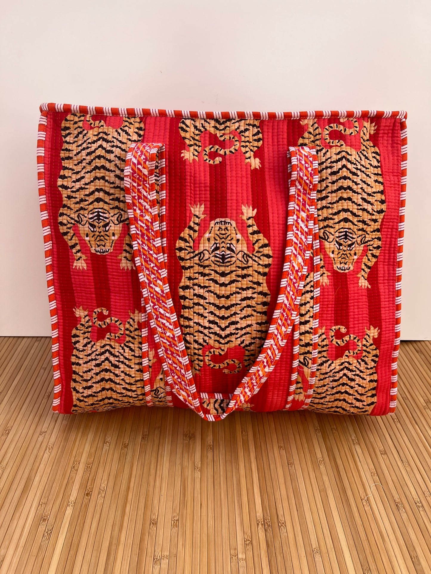 Bolsa viaje algodón Tote bag con cremallera