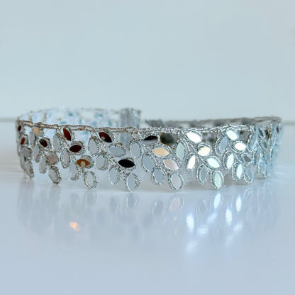 Choker espejos Dorado mujer