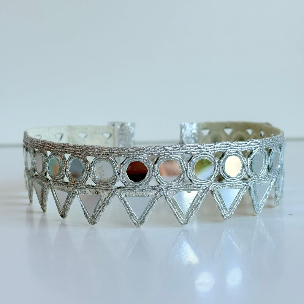 Choker mit goldenen Spiegeln für Damen