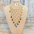 Collar de Espejos Dorados o Plateados