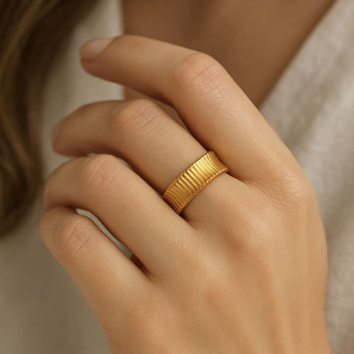 Anillo Corona Baño de Oro - MINNI MOON-Lepetitemarie-Singularu-PDPAOLA-Luamarta