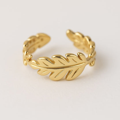 Anillo Espiga Baño de Oro - MINNI MOON-Lepetitemarie-Singularu-PDPAOLA-Luamarta