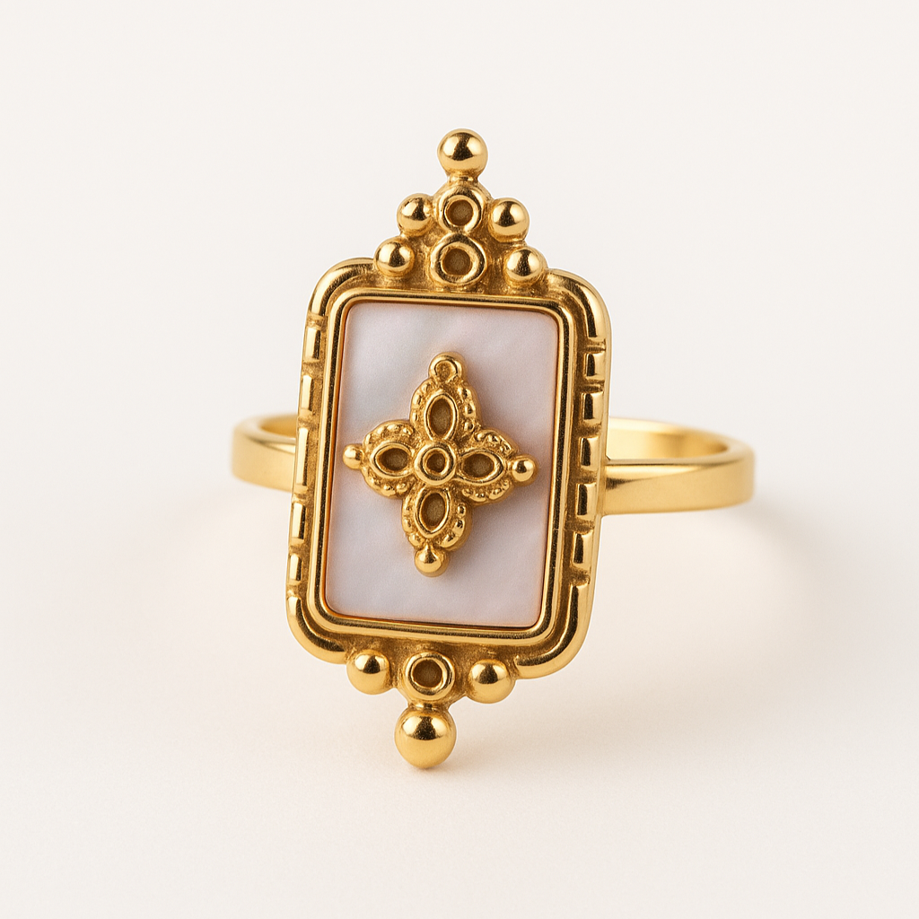 Anillo Royal Baño de Oro - MINNI MOON-Lepetitemarie-Singularu-PDPAOLA-Luamarta
