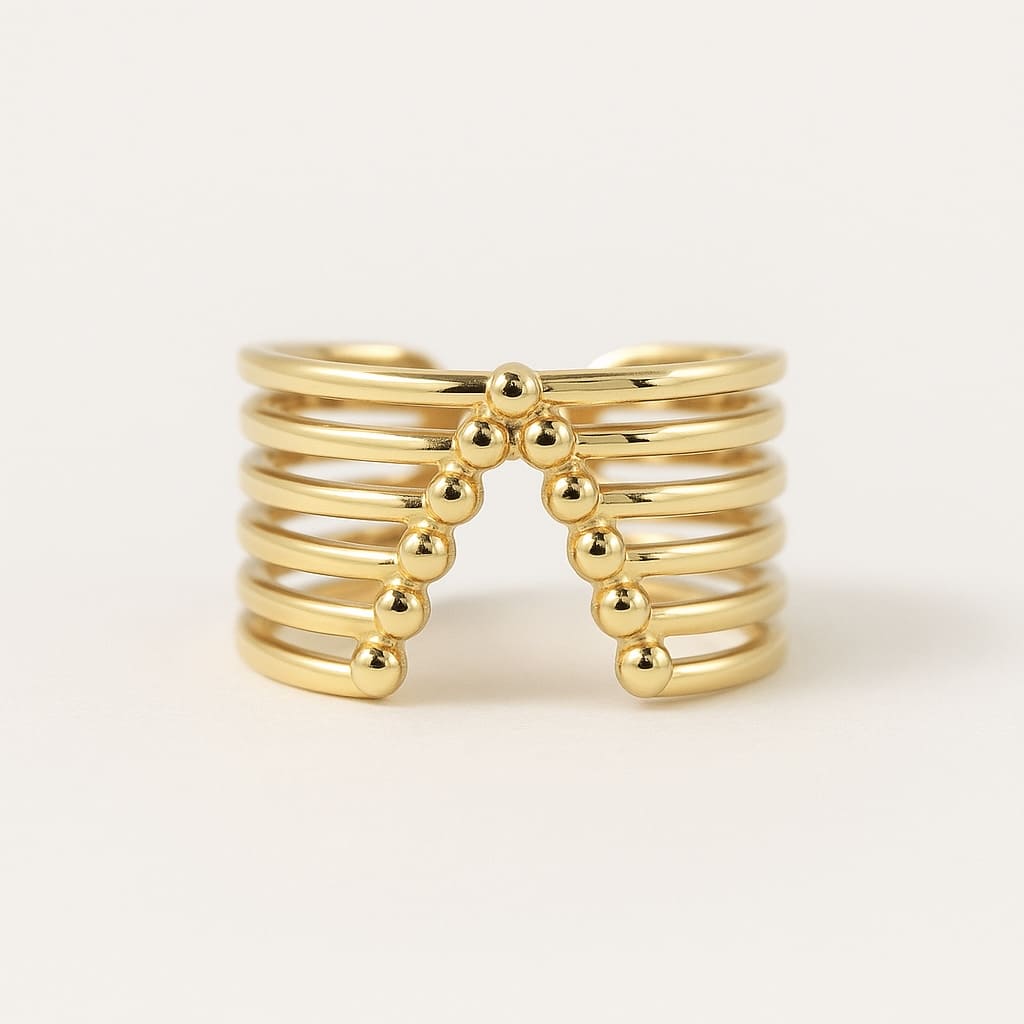 Anillo Triangle Baño de Oro - MINNI MOON-Lepetitemarie-Singularu-PDPAOLA-Luamarta